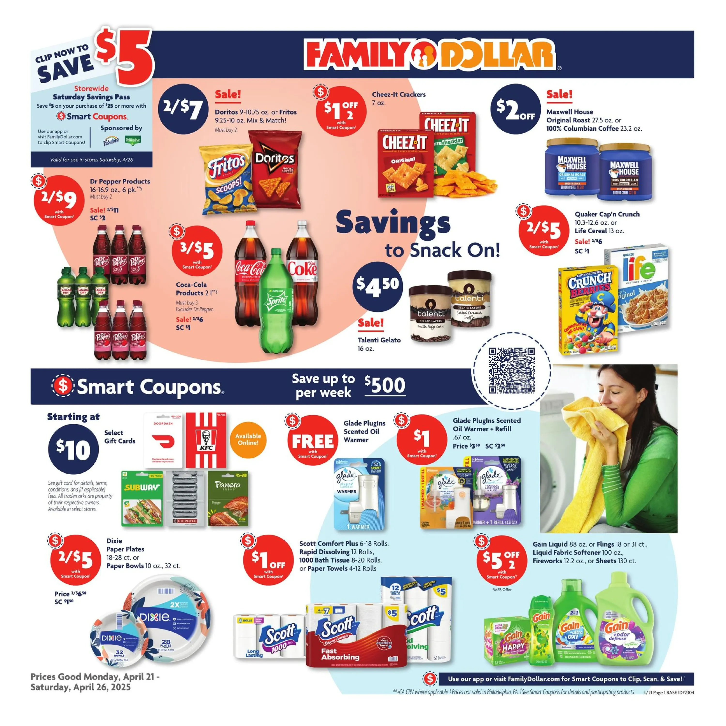 Family Dollar Weekly Ad Page 1