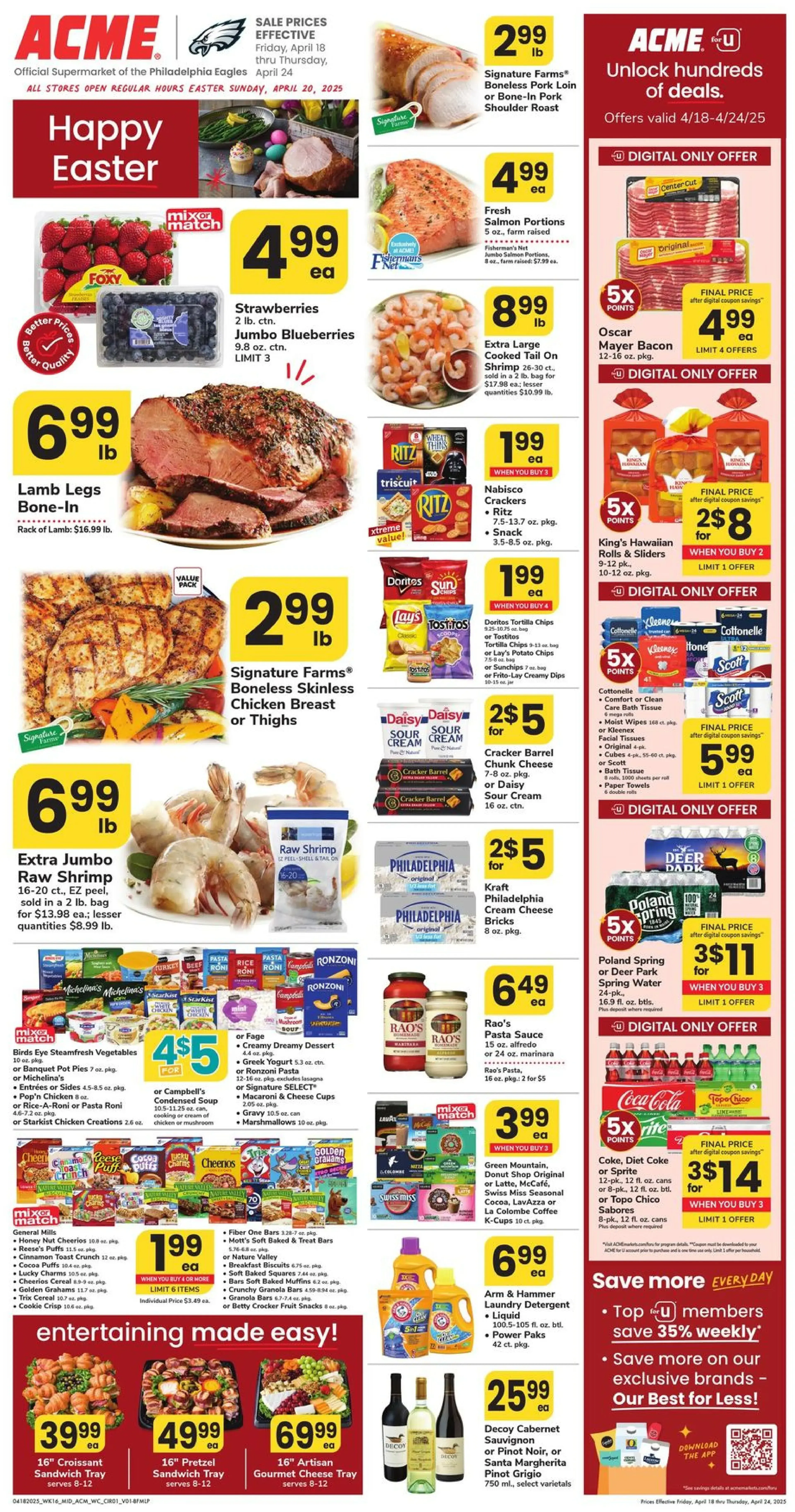 Acme Markets Weekly Ad Page 1