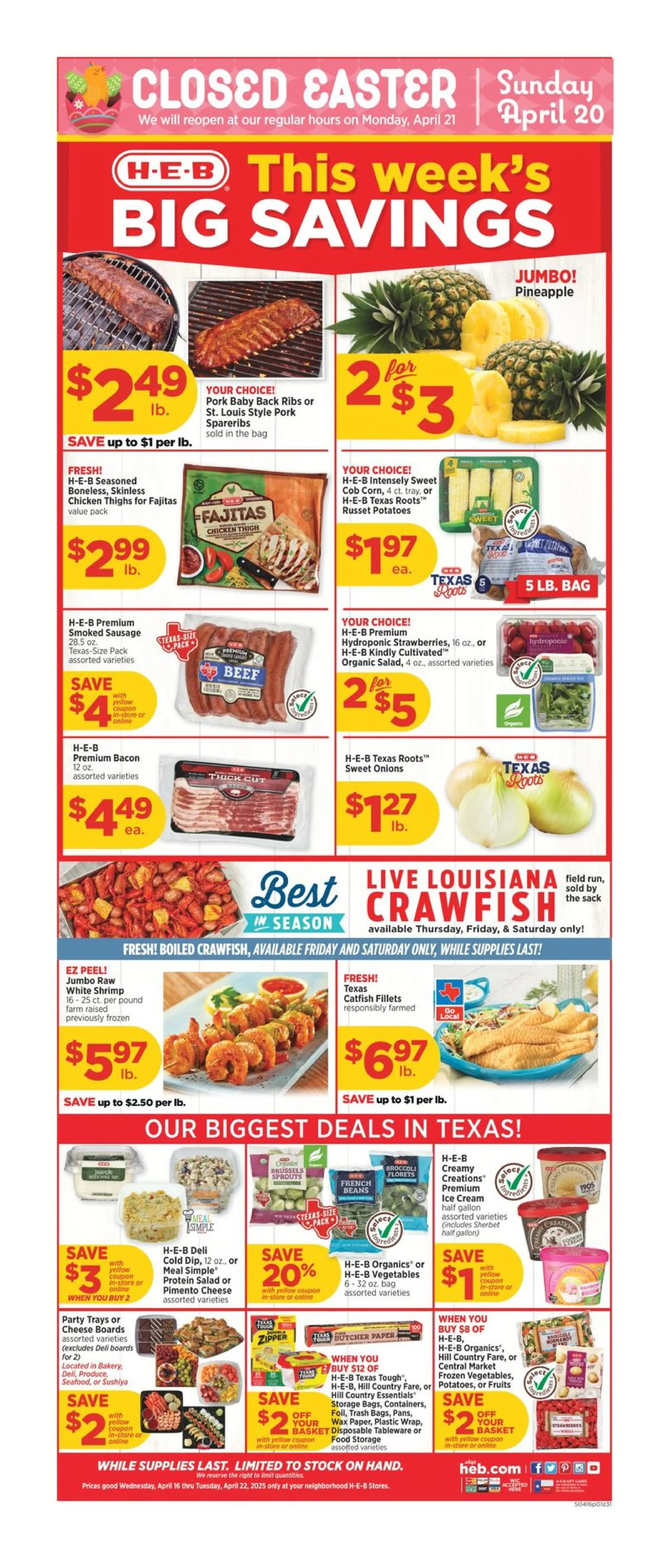 Heb Weekly Ad Page 1