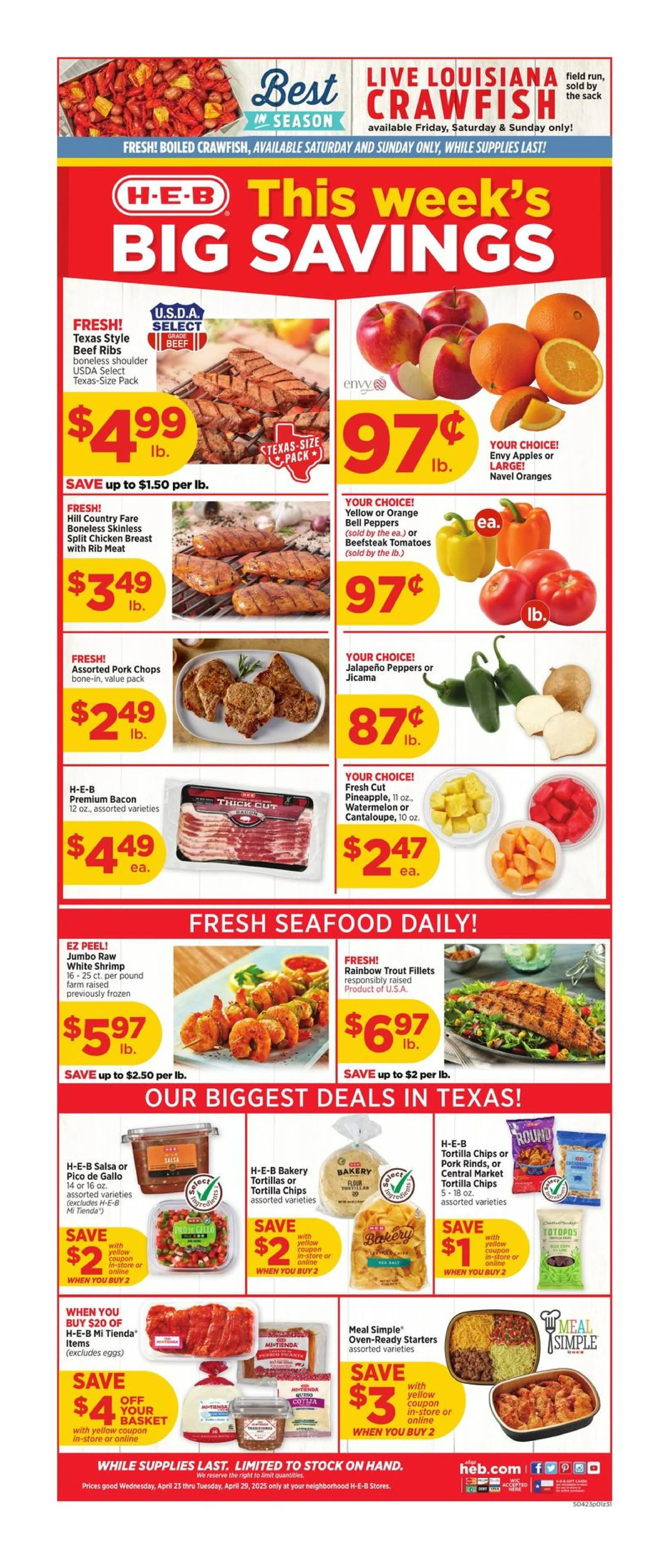 Heb Weekly Ad Page 1