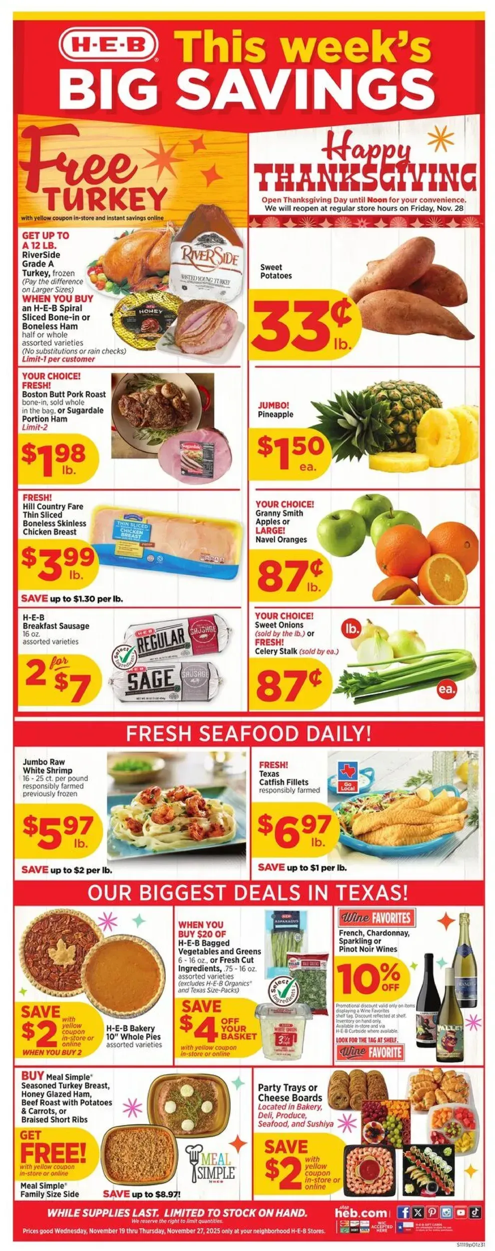 Heb Weekly Ad Page 1
