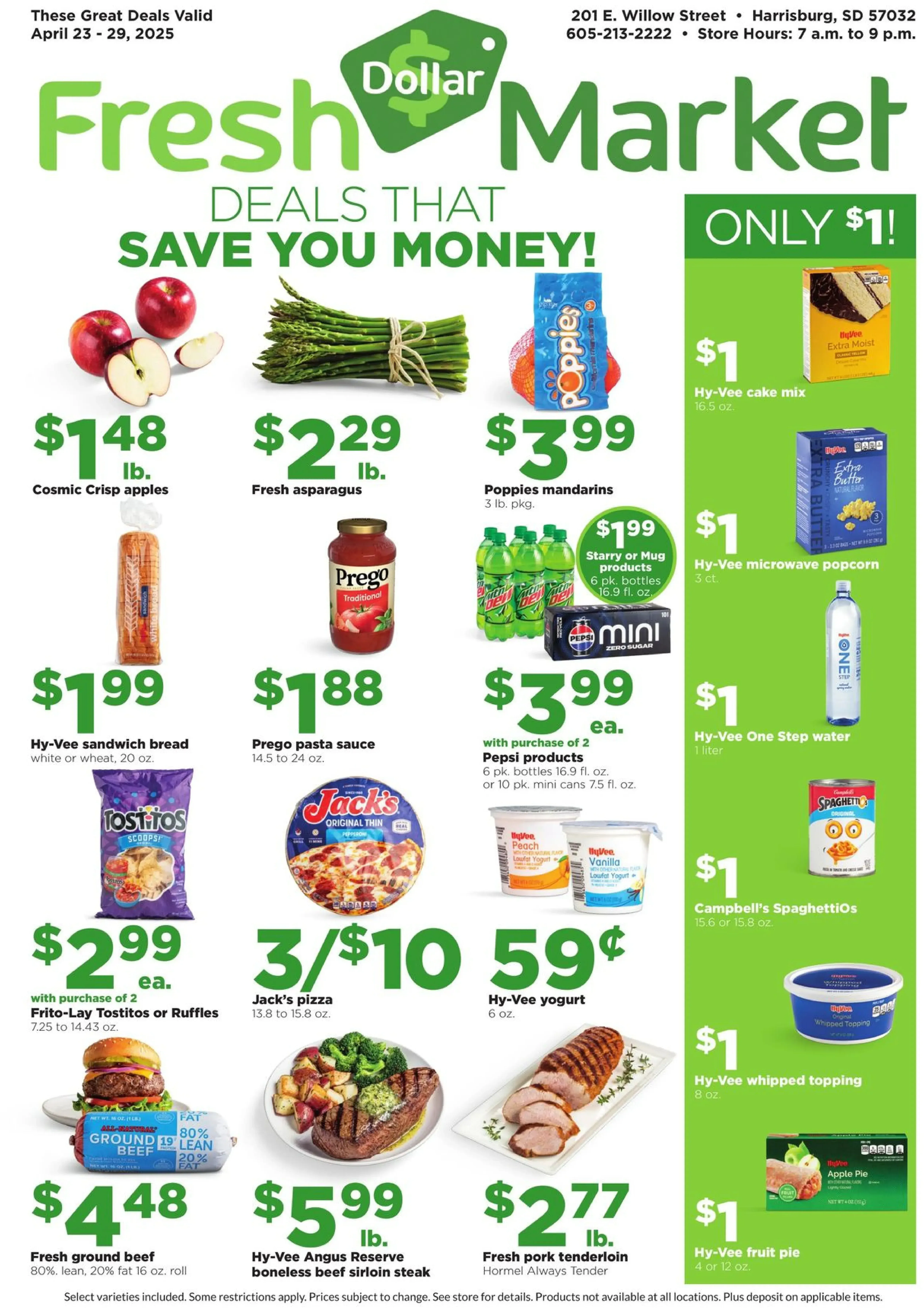 Hyvee Weekly Ad Page 1