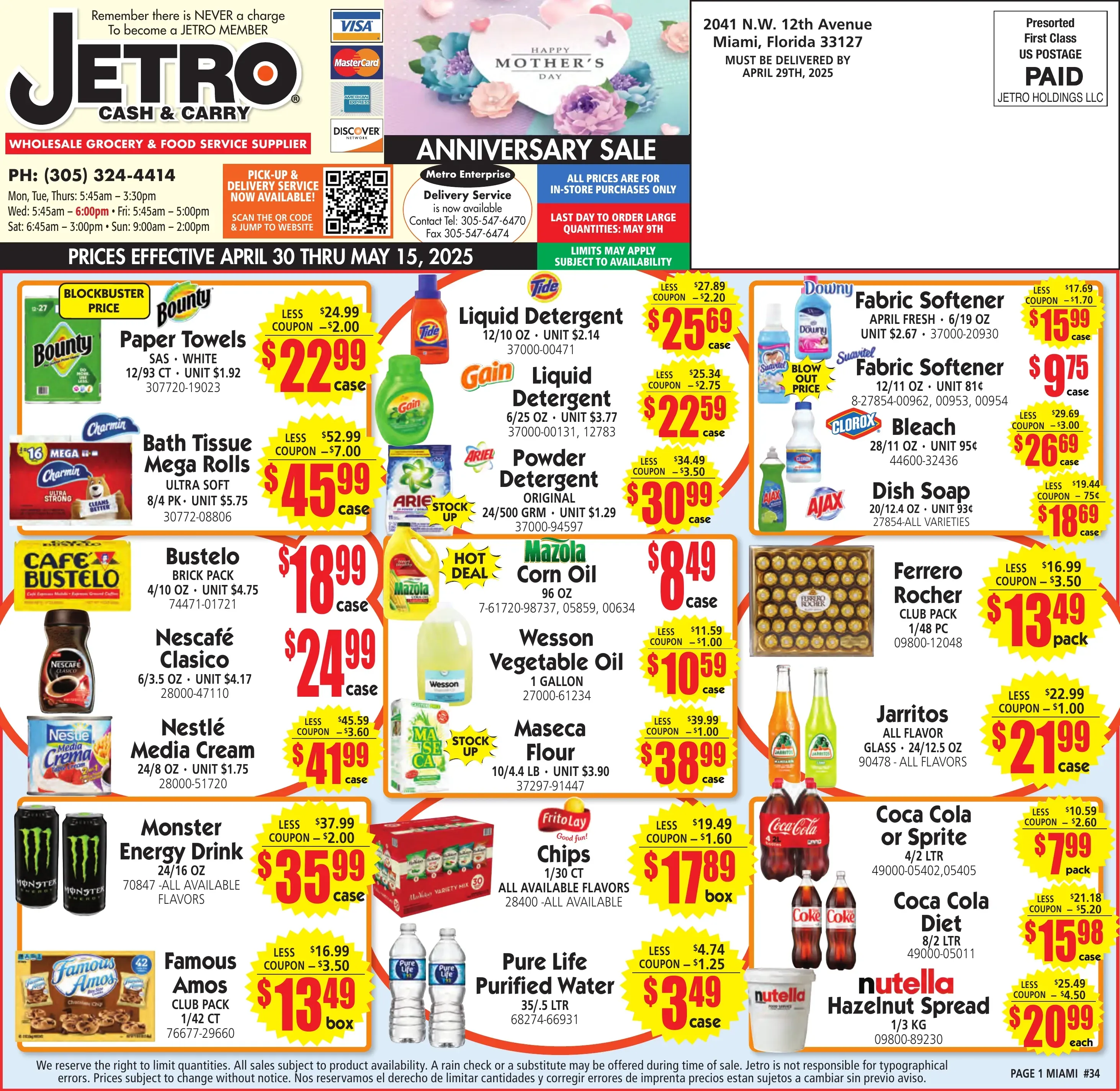 Jetro Weekly Ad Page 1