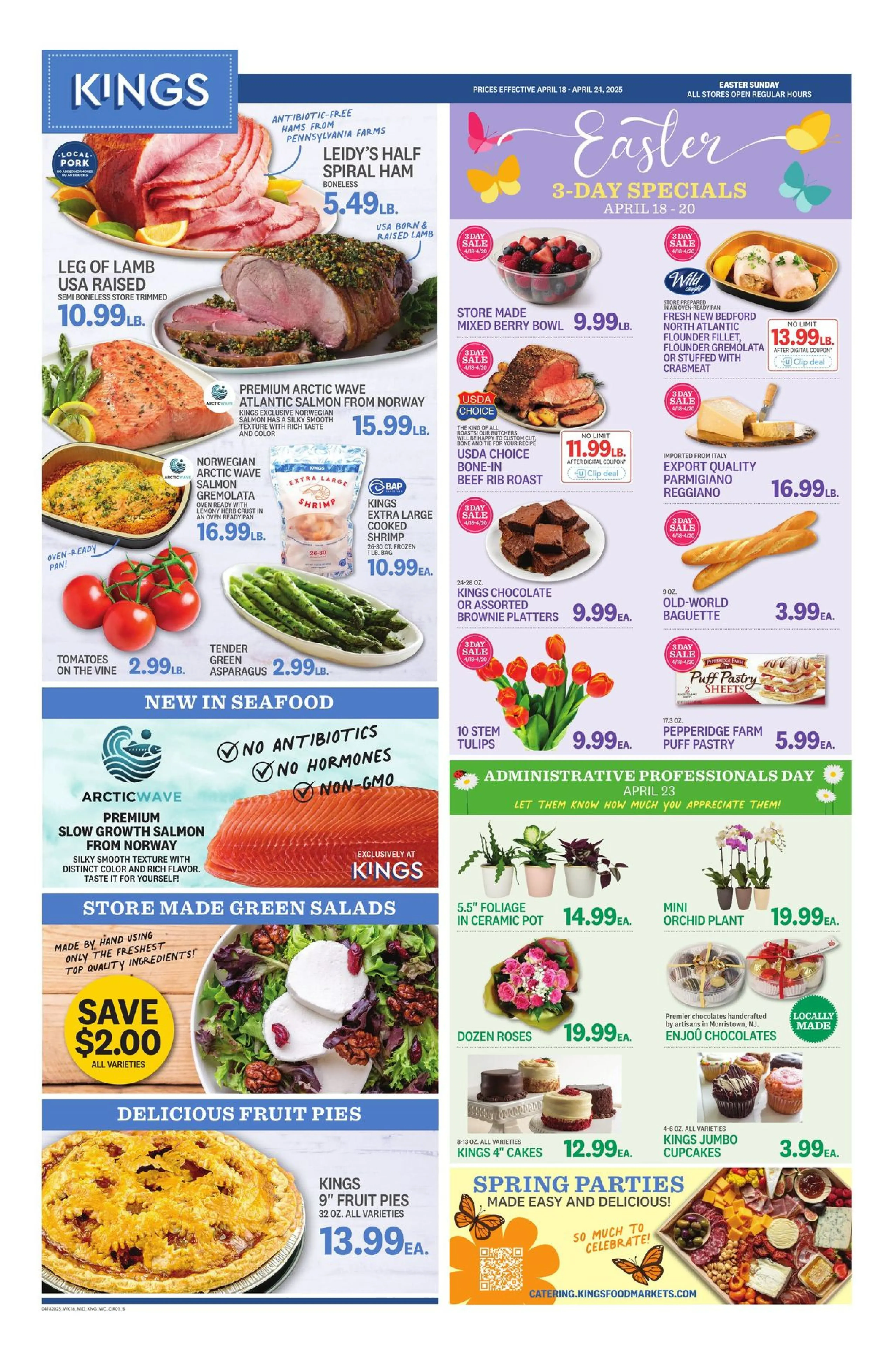 Kings Food Markets Weekly Ad Page 1