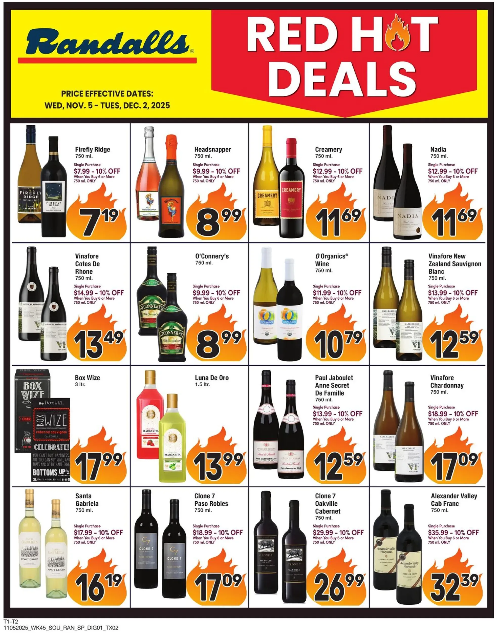 Randalls Weekly Ad Page 1