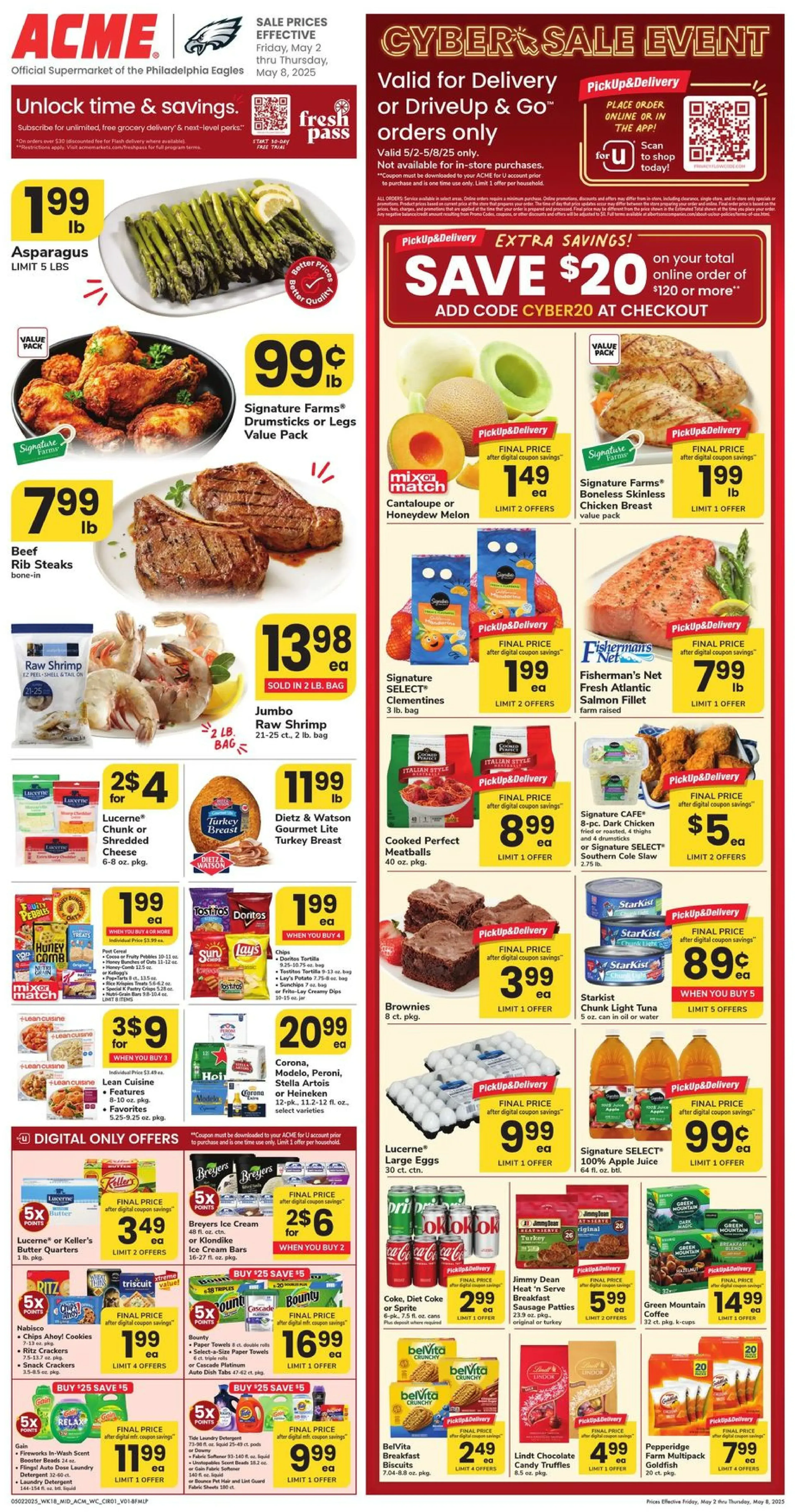 Acme Markets Weekly Ad Page 1