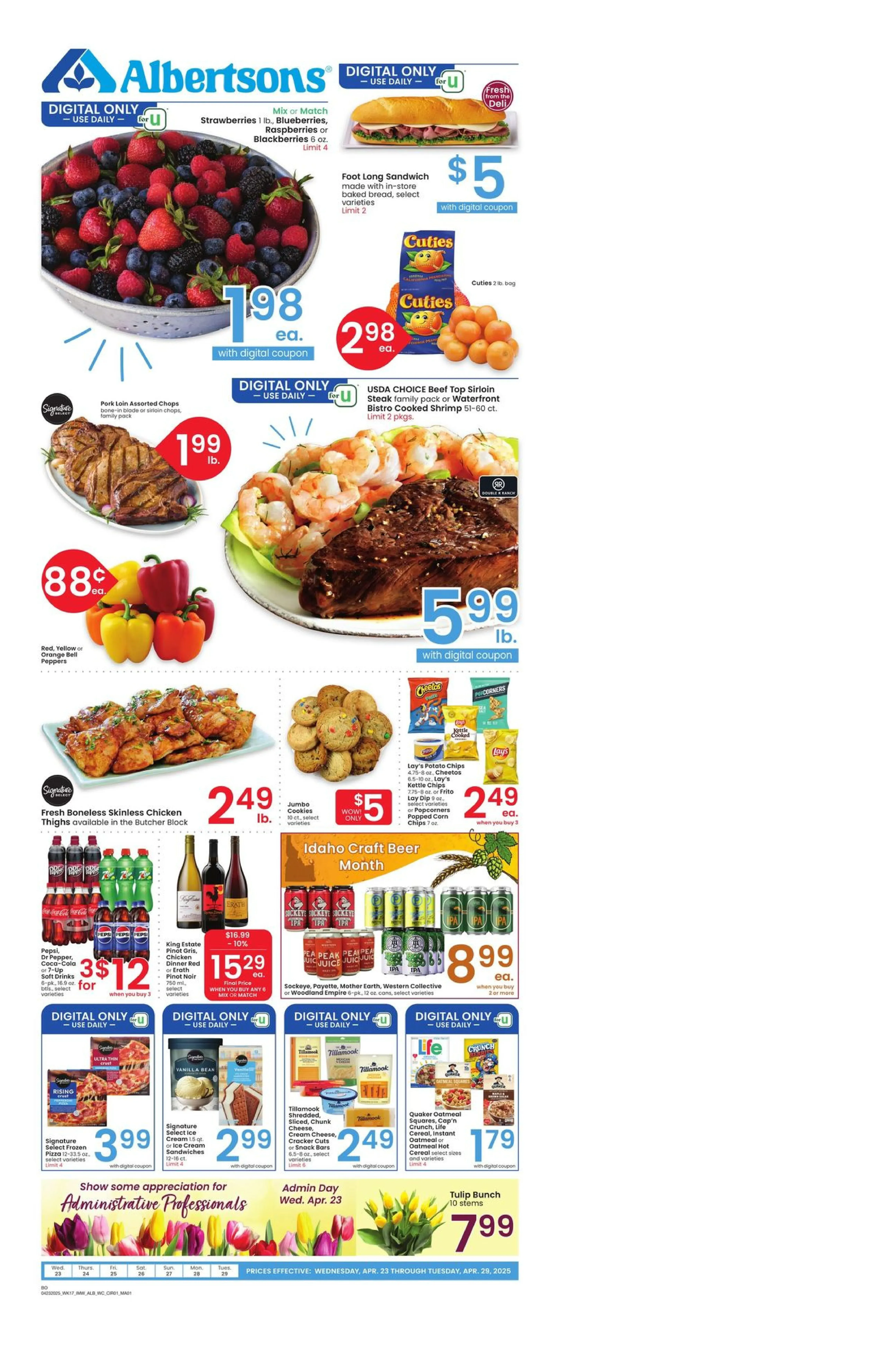 Albertsons Weekly Ad Page 1