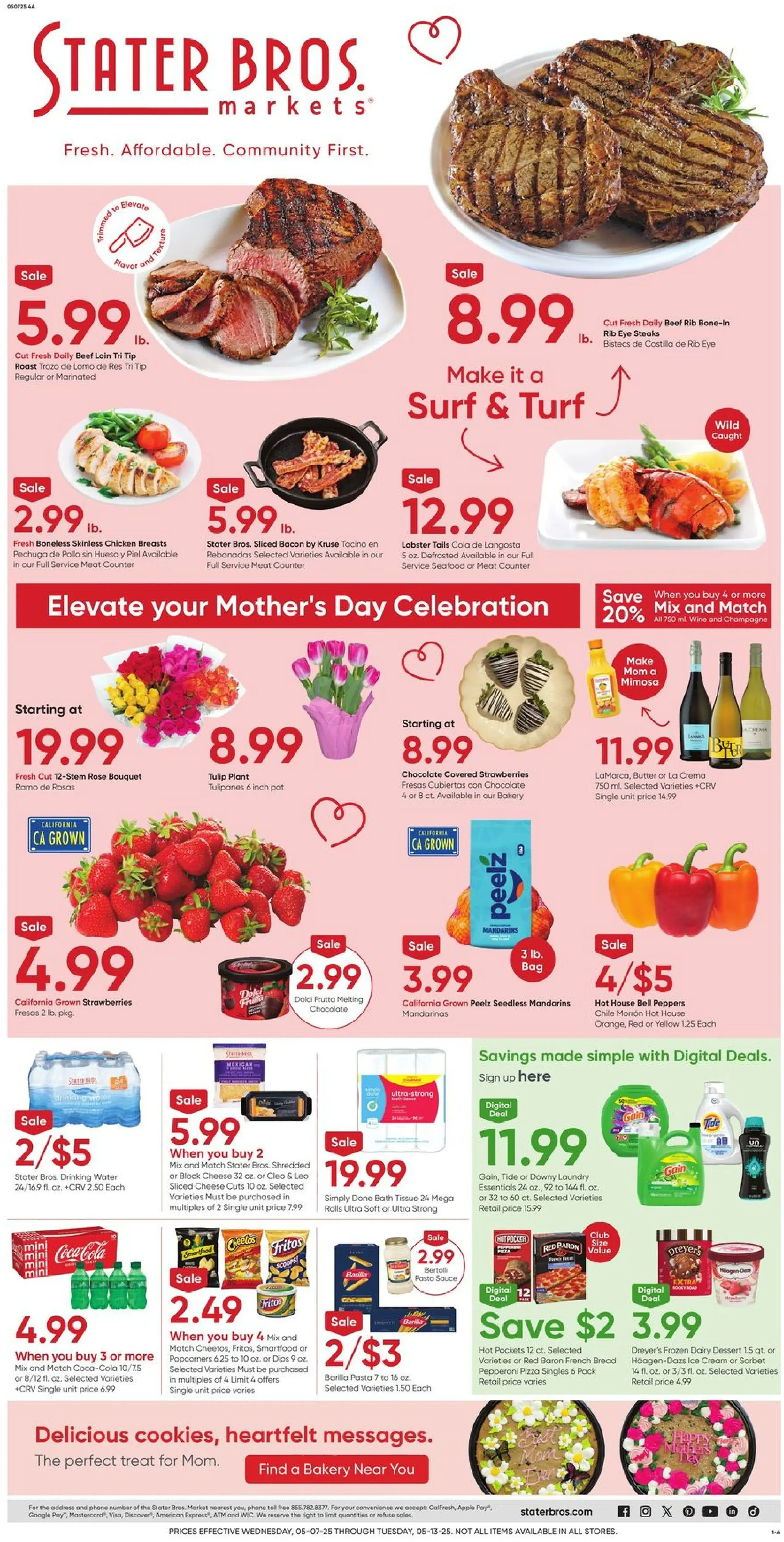 Stater Bros Markets Weekly Ad Page 1