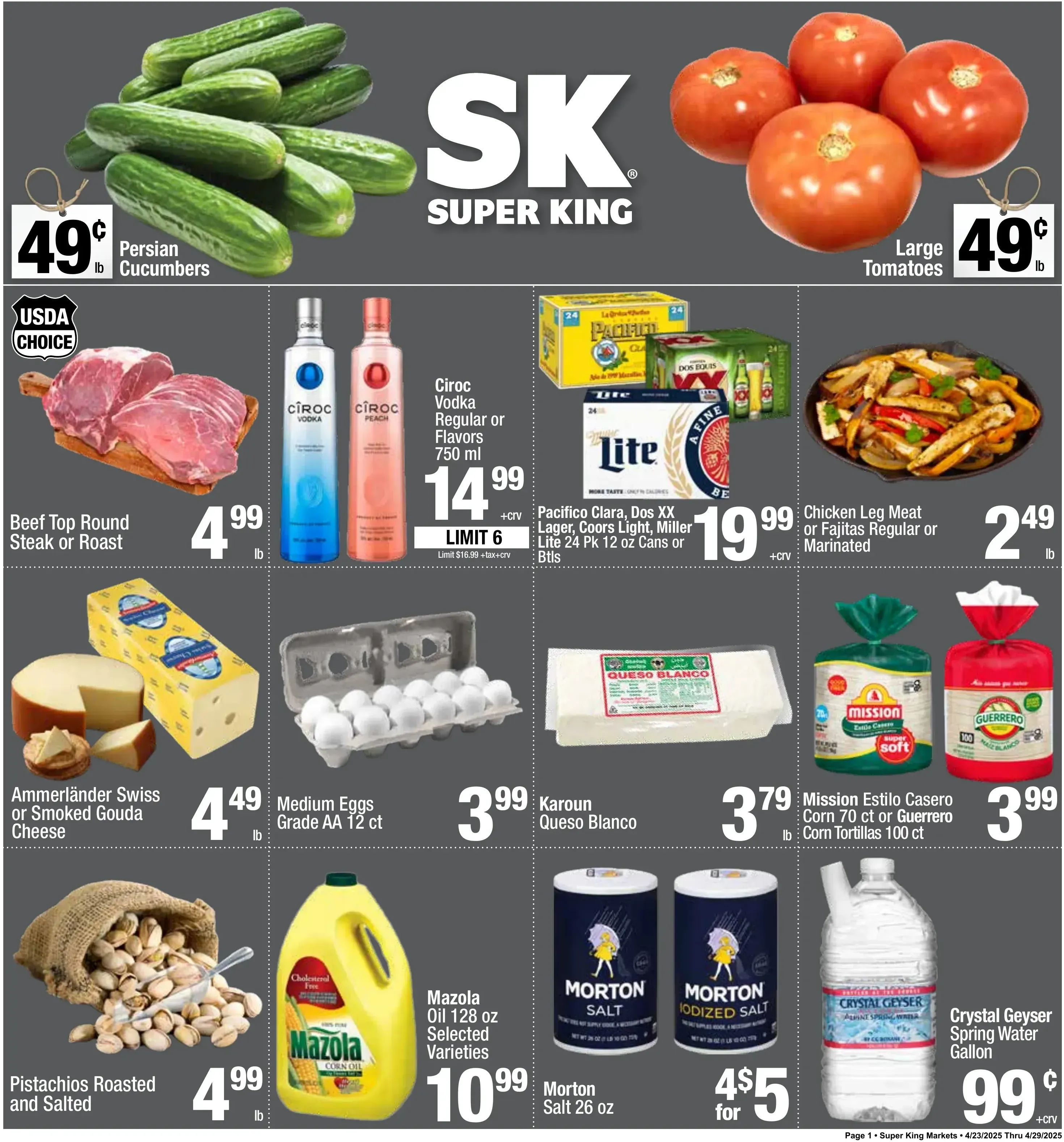 Super King Markets Weekly Ad Page 1