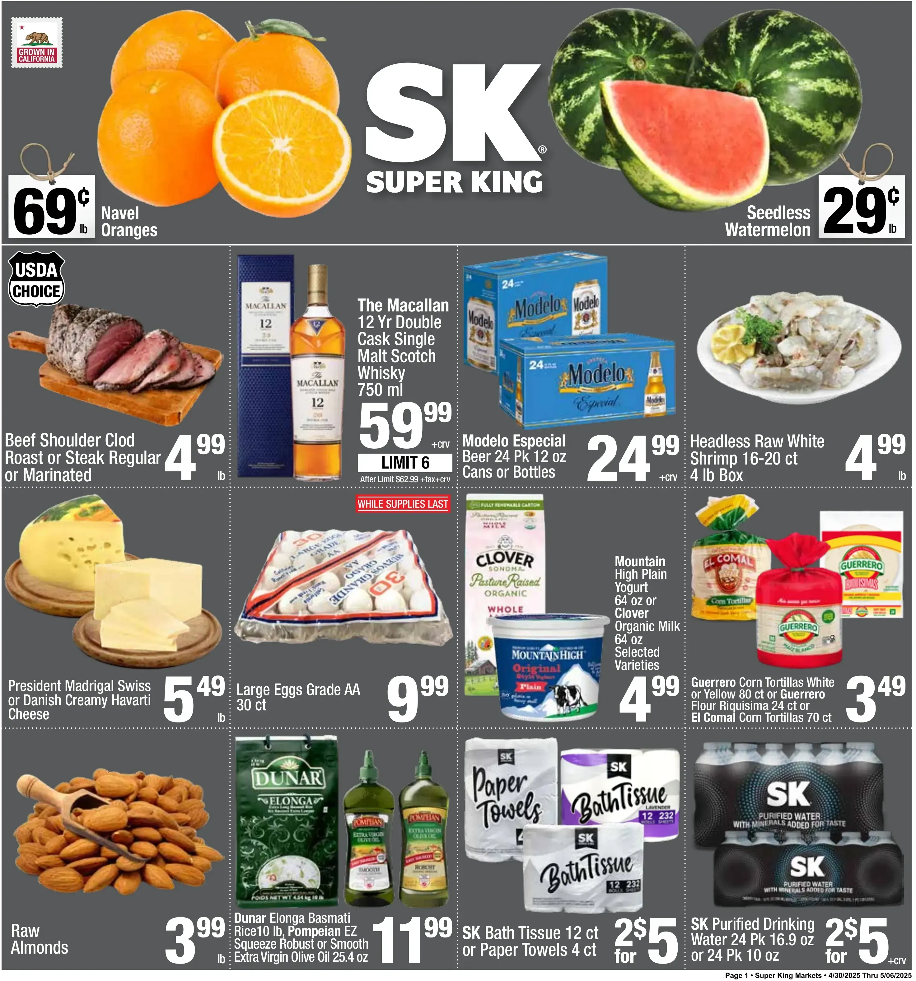 Super King Markets Weekly Ad Page 1