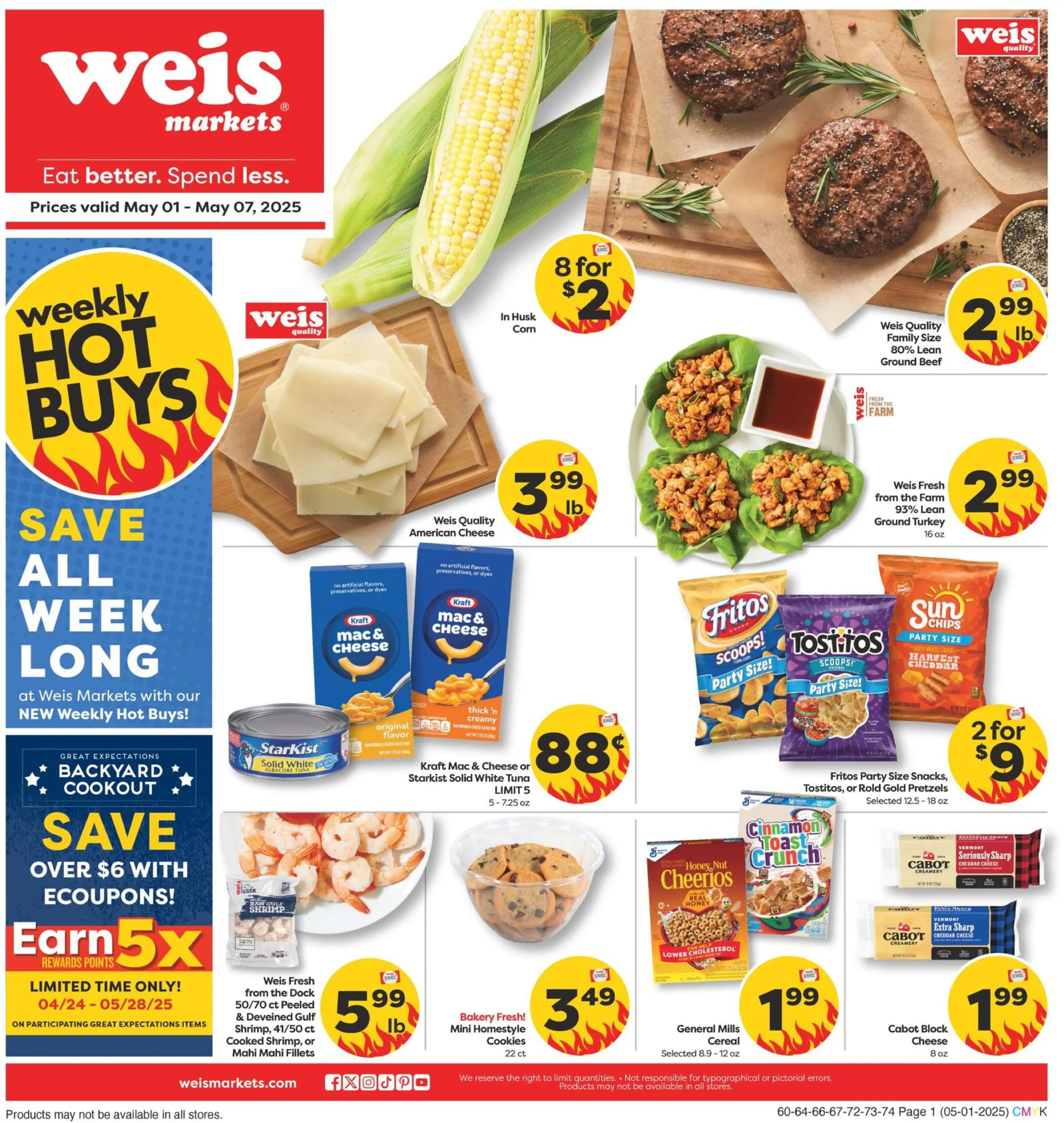 Weis Markets Weekly Ad Page 1