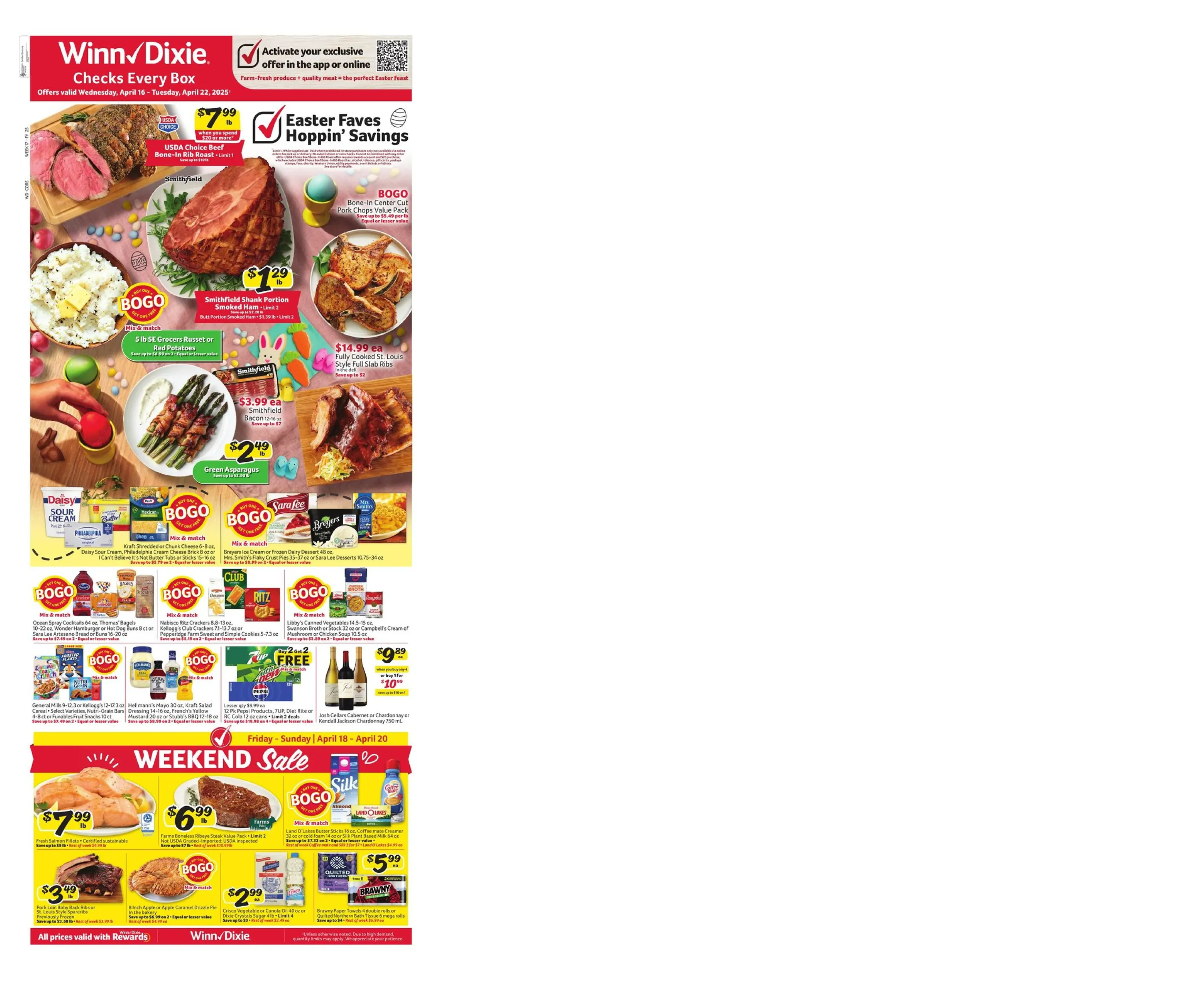 Winn-Dixie Weekly Ad Page 1