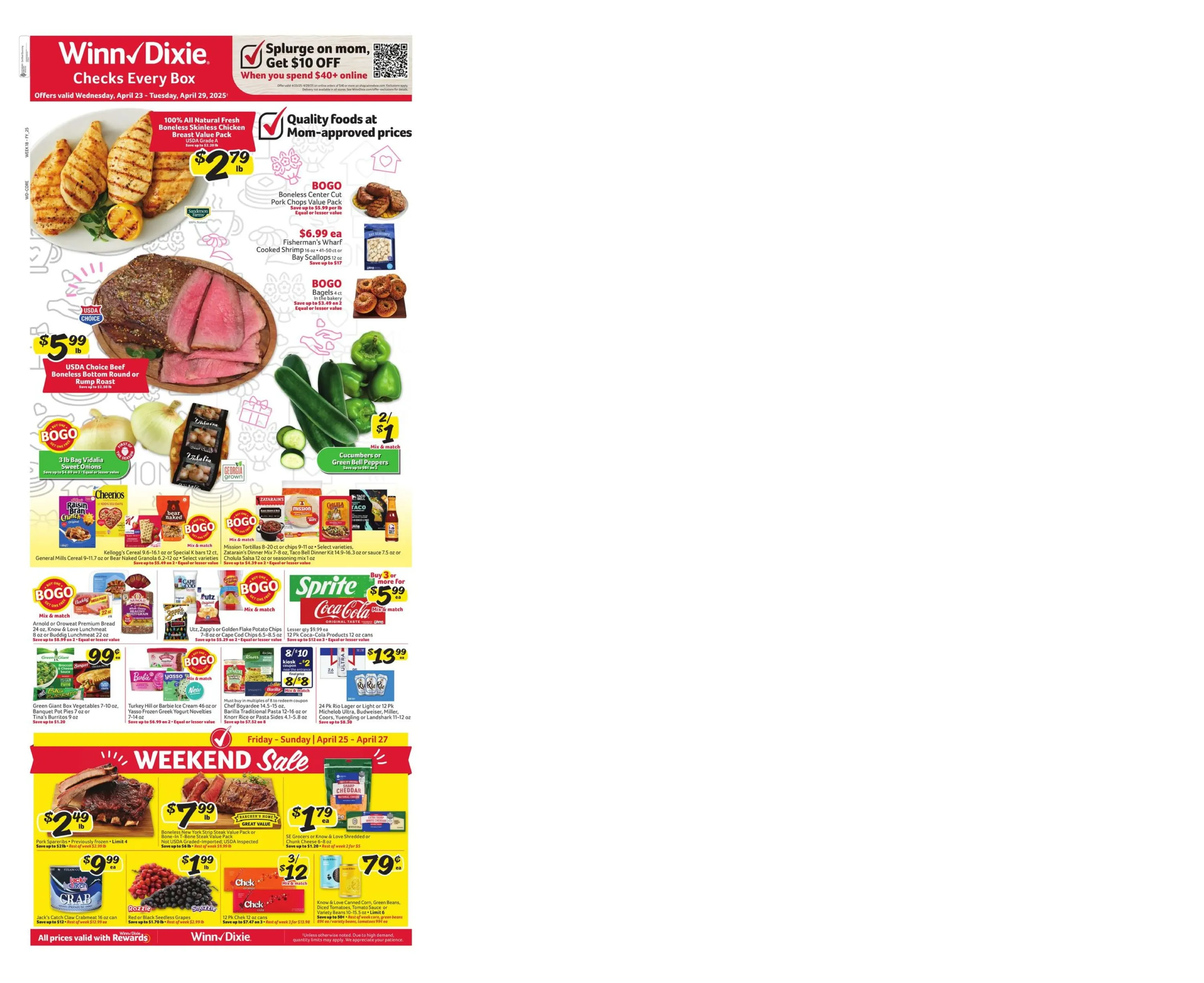 Winn-Dixie Weekly Ad Page 1