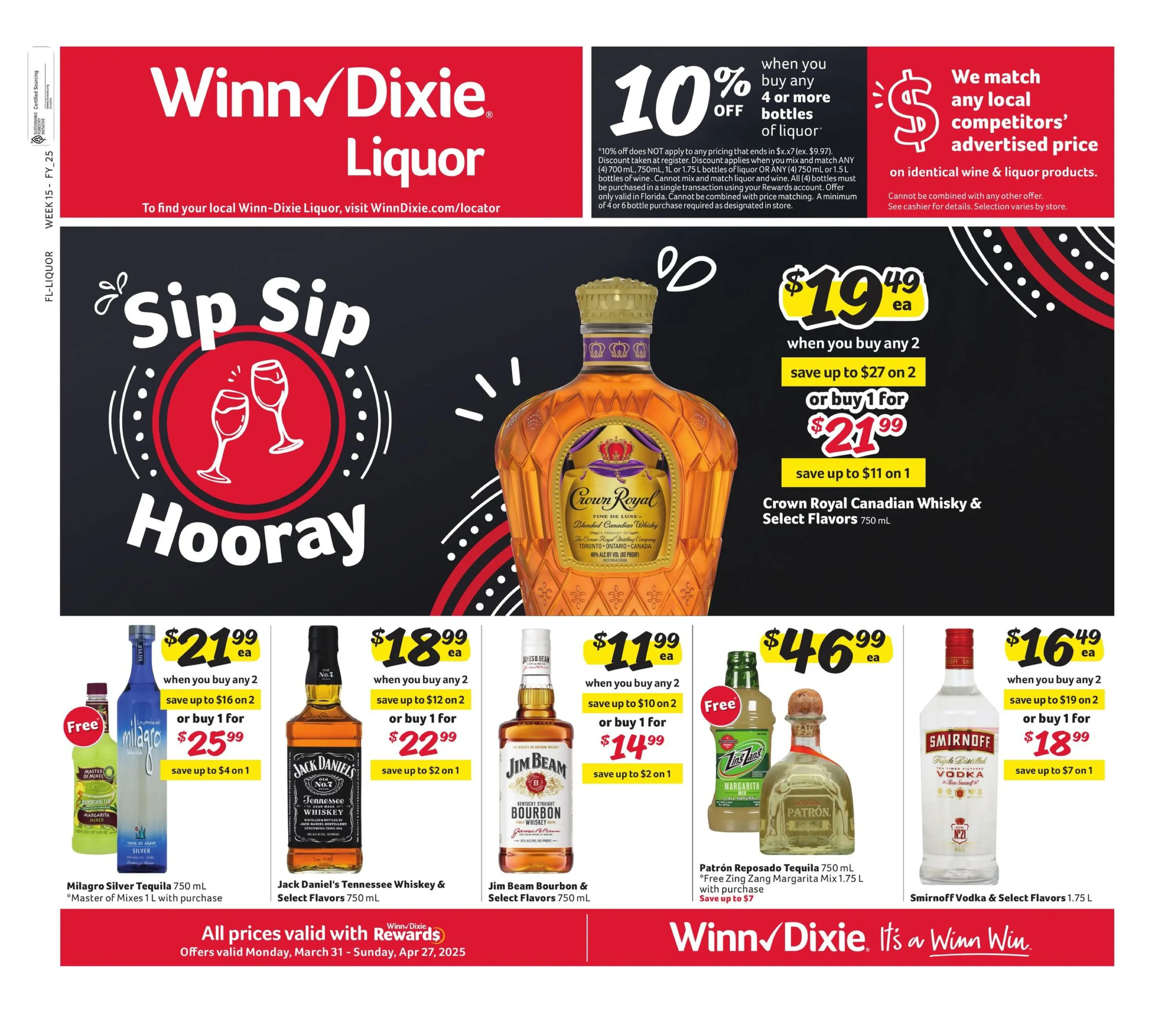 Winn-Dixie Weekly Ad Page 1