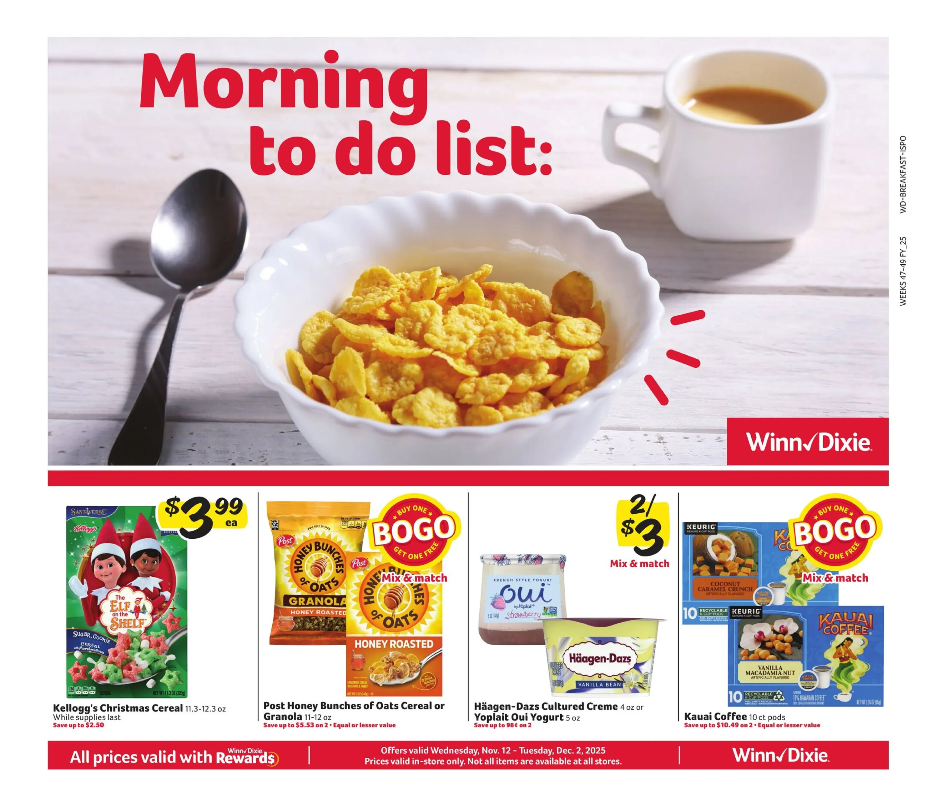 Winn-Dixie Weekly Ad Page 1