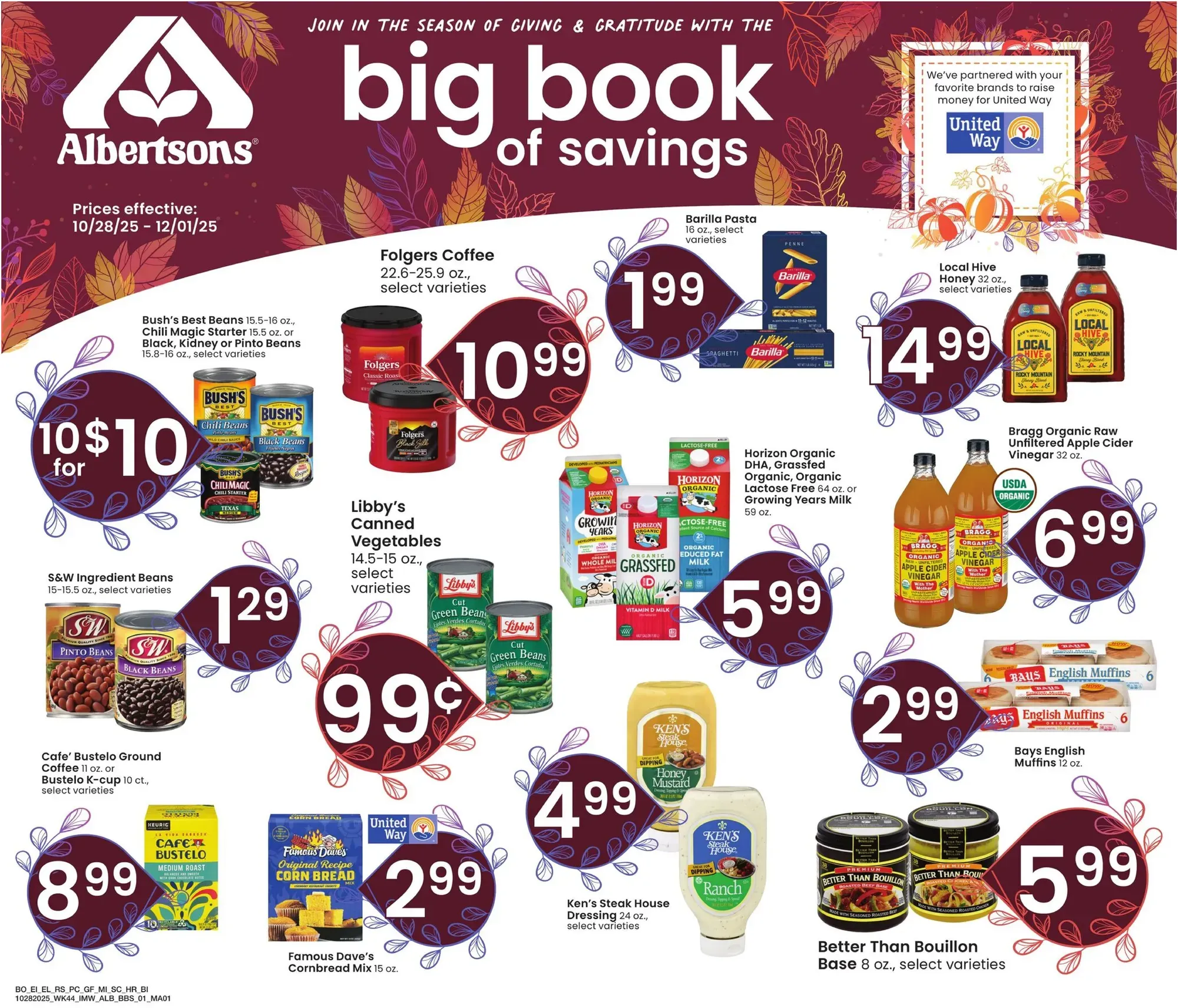 Albertsons Weekly Ad Page 1