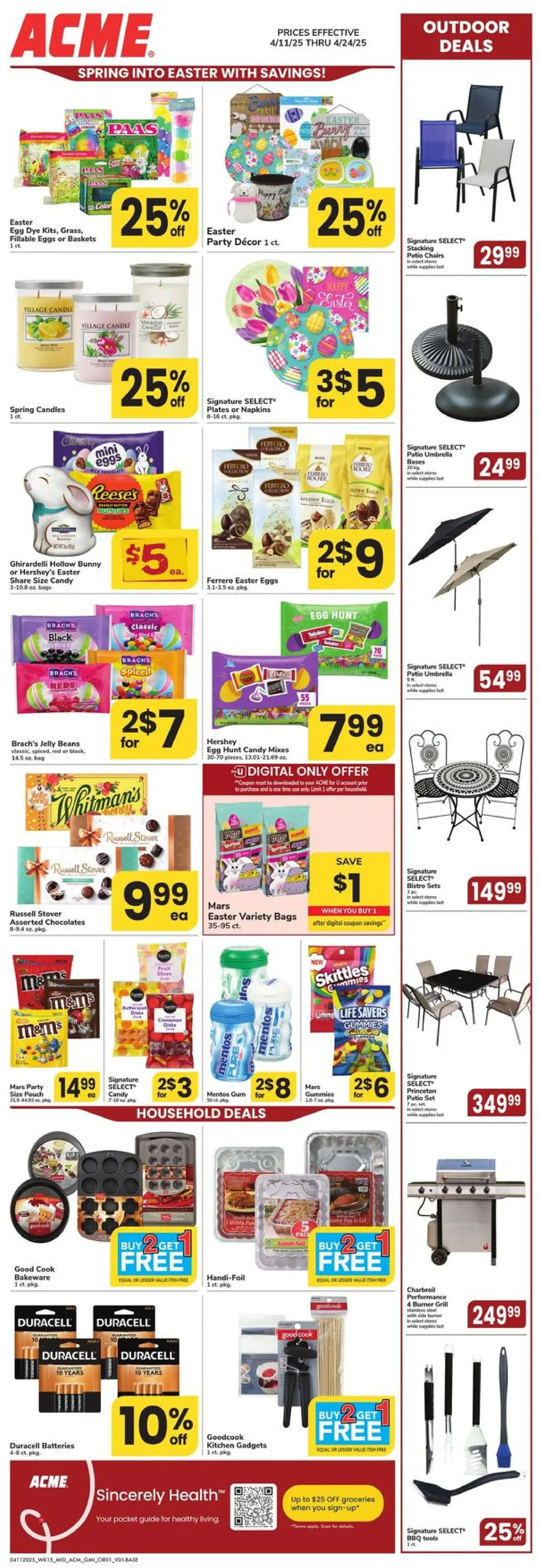 Acme Markets Weekly Ad Page 1