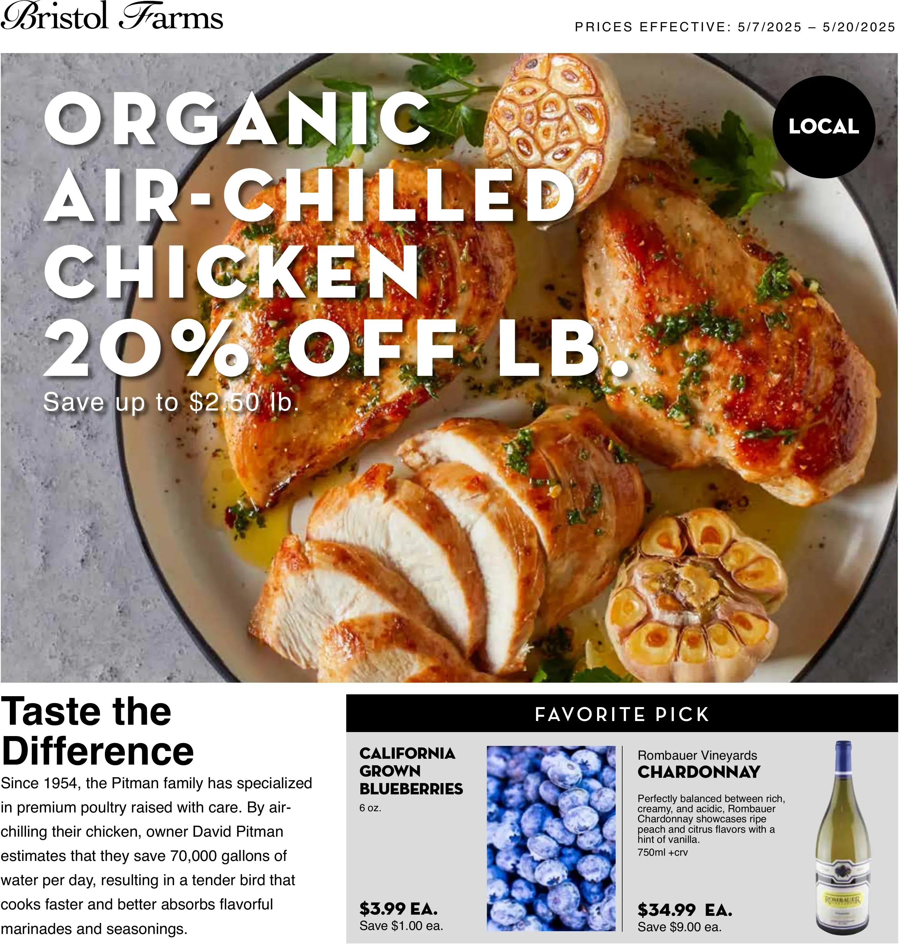 Bristol Farms Weekly Ad Page 1