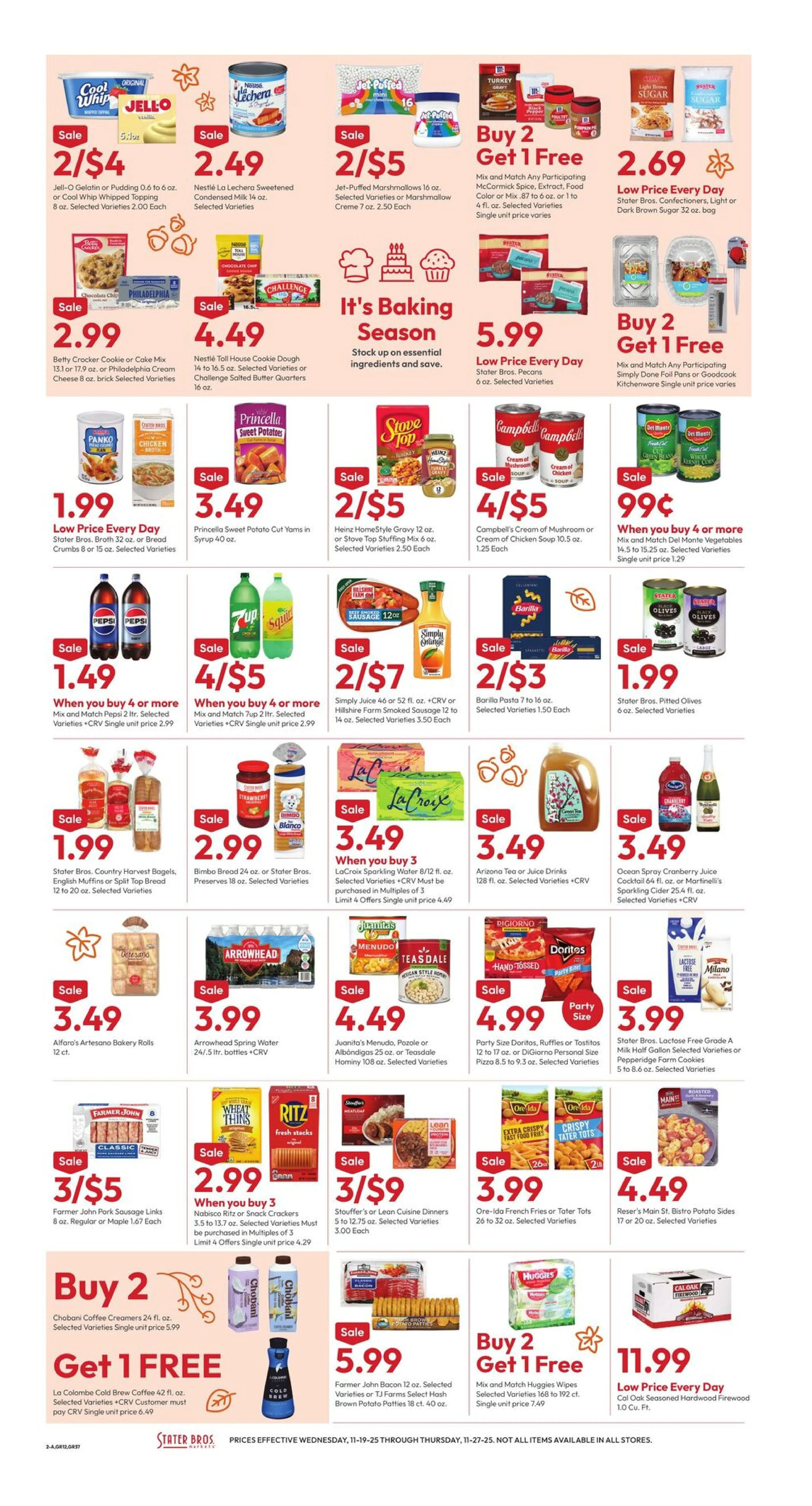 Stater Bros Markets Weekly Ad Page 2