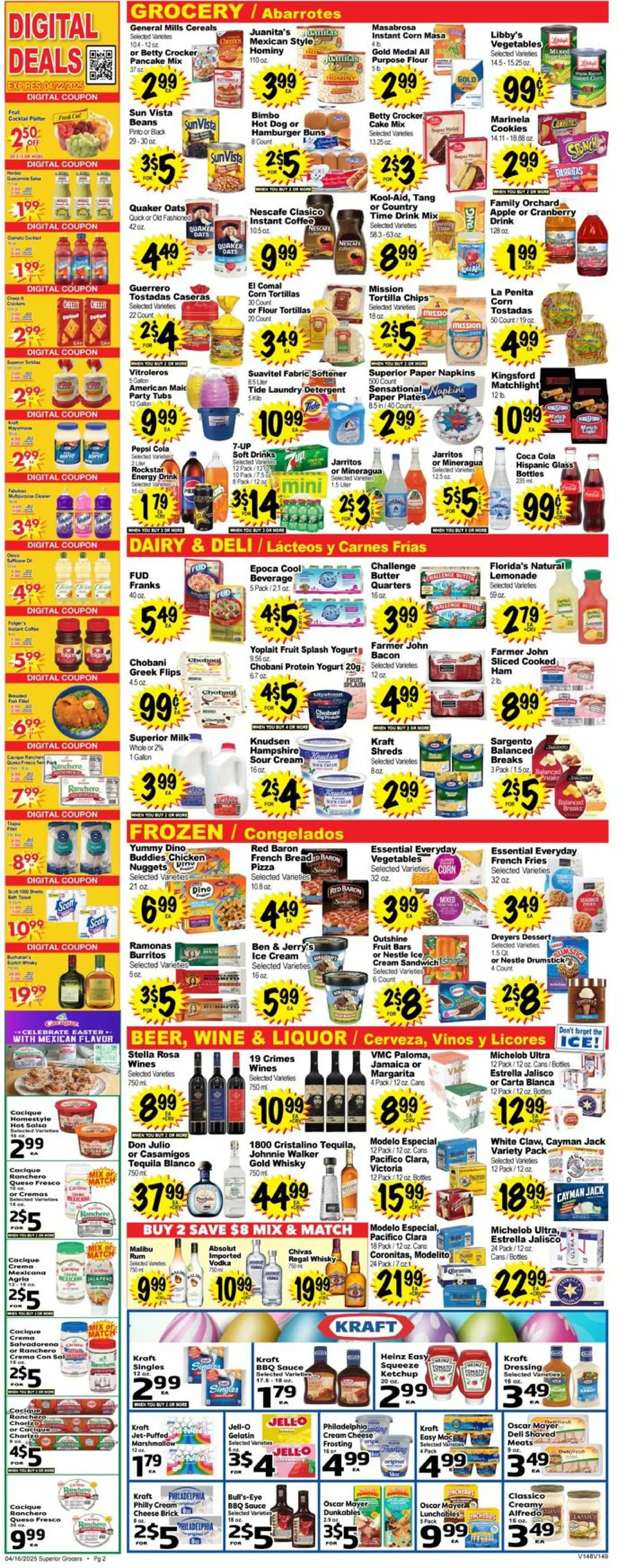 Superior Grocers Weekly Ad Page 2