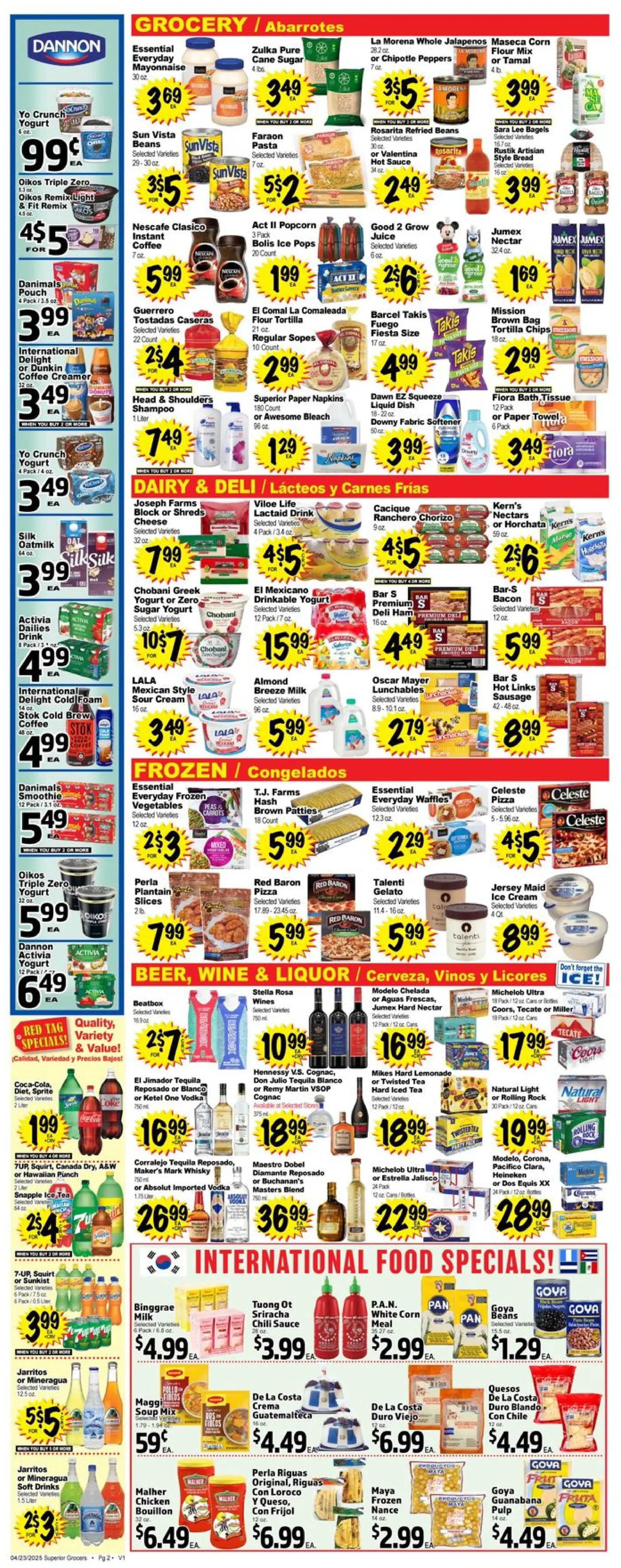 Superior Grocers Weekly Ad Page 2