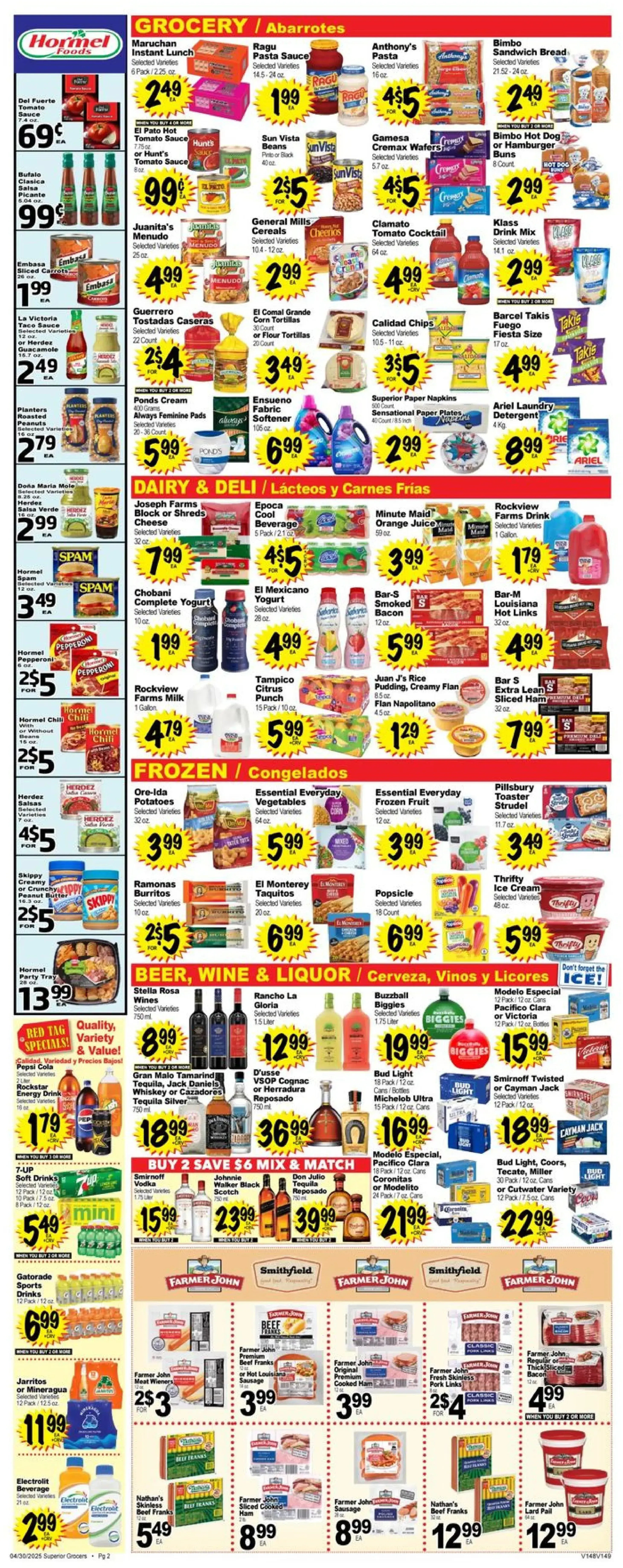 Superior Grocers Weekly Ad Page 2