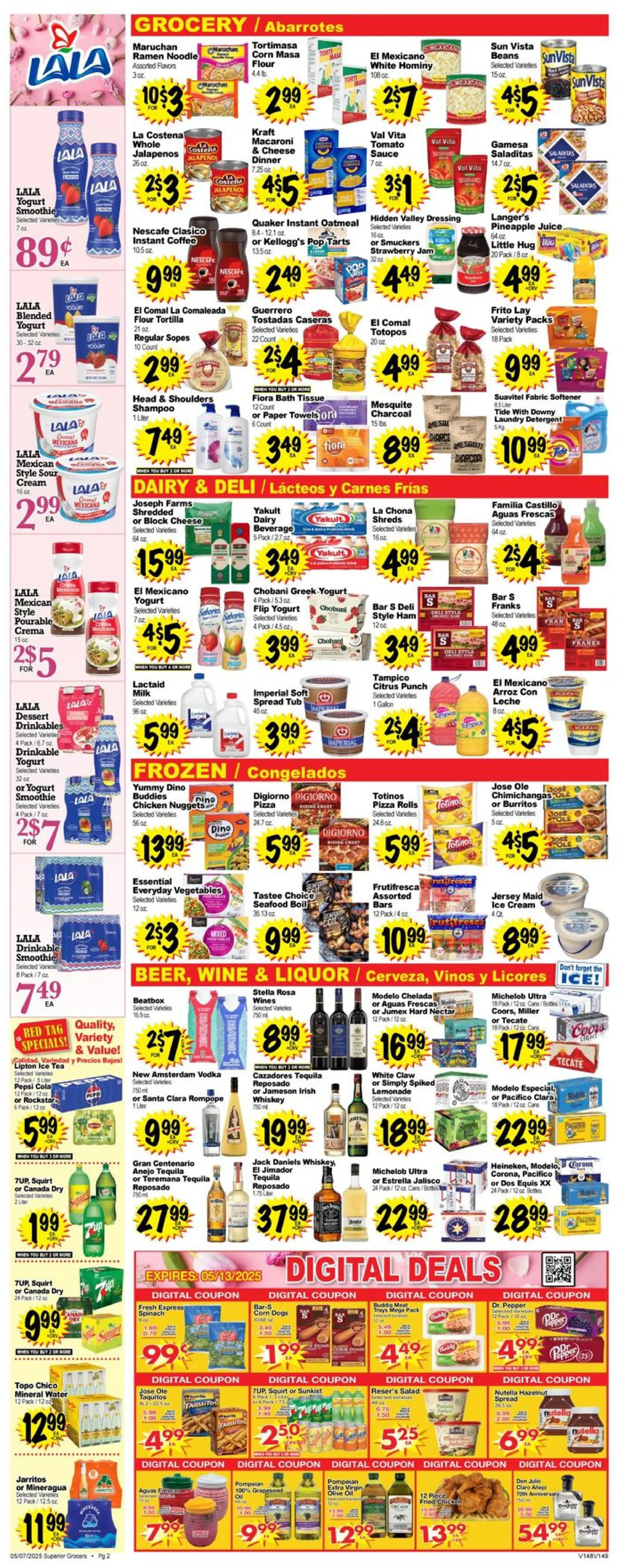 Superior Grocers Weekly Ad Page 2