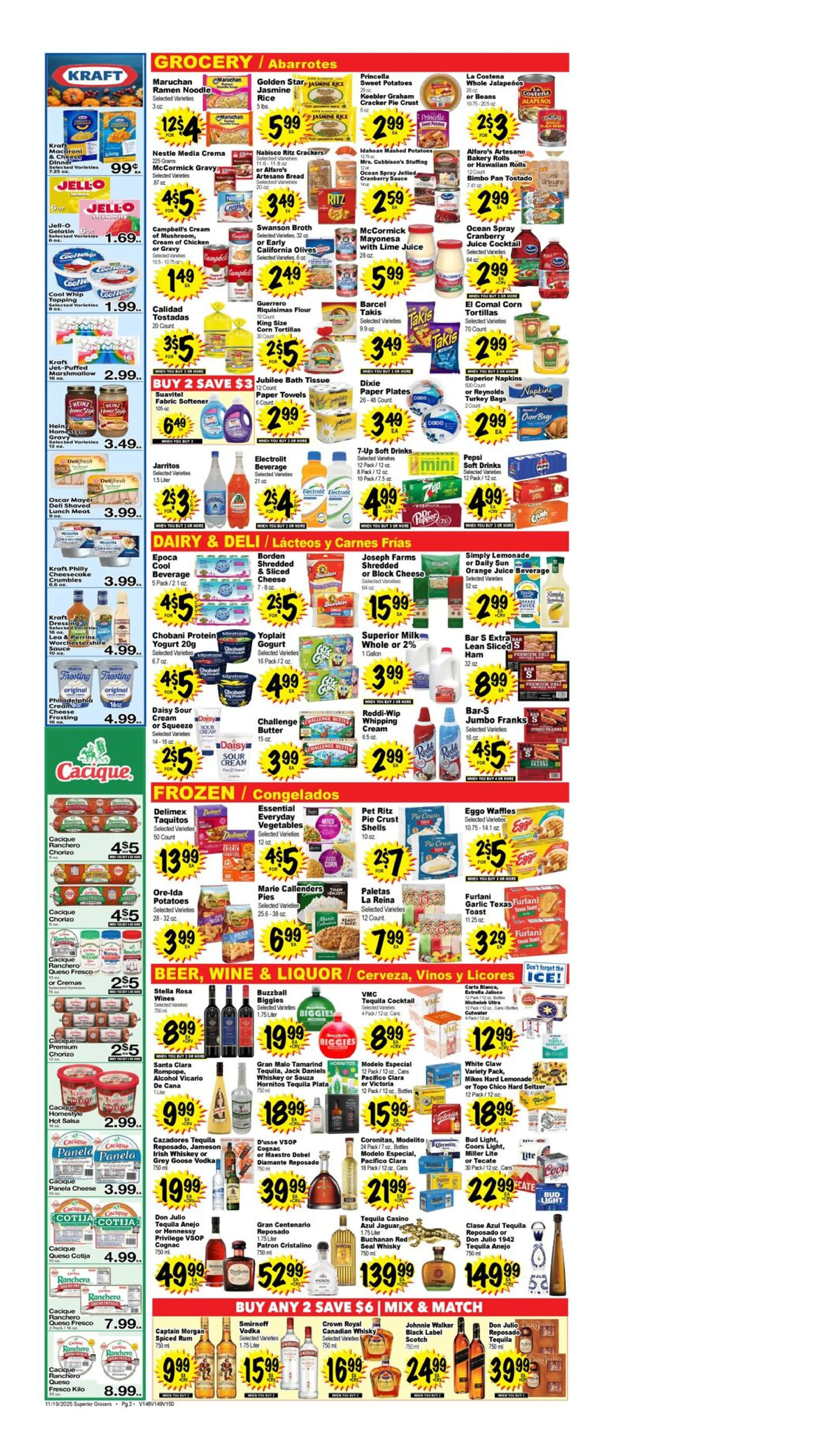 Superior Grocers Weekly Ad Page 2
