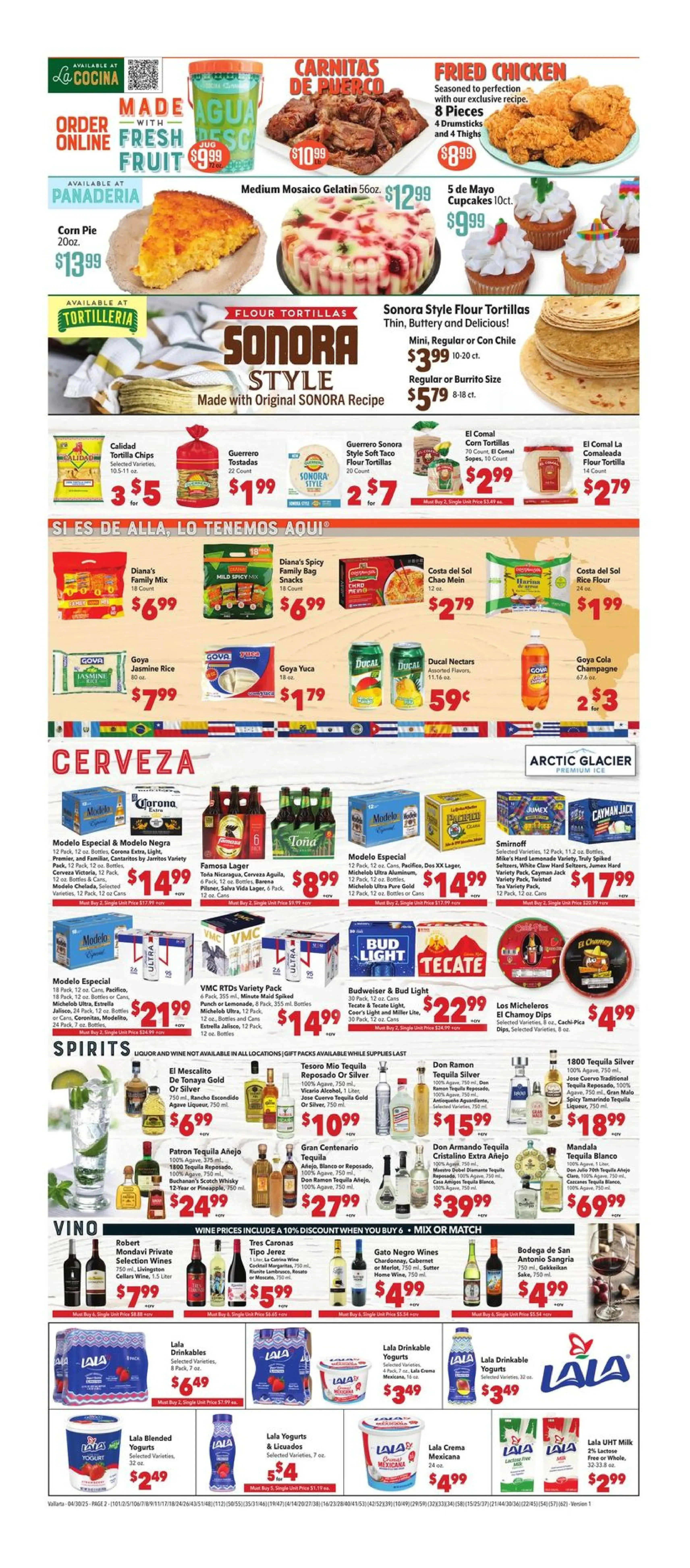 Vallarta Supermarkets Weekly Ad Page 2