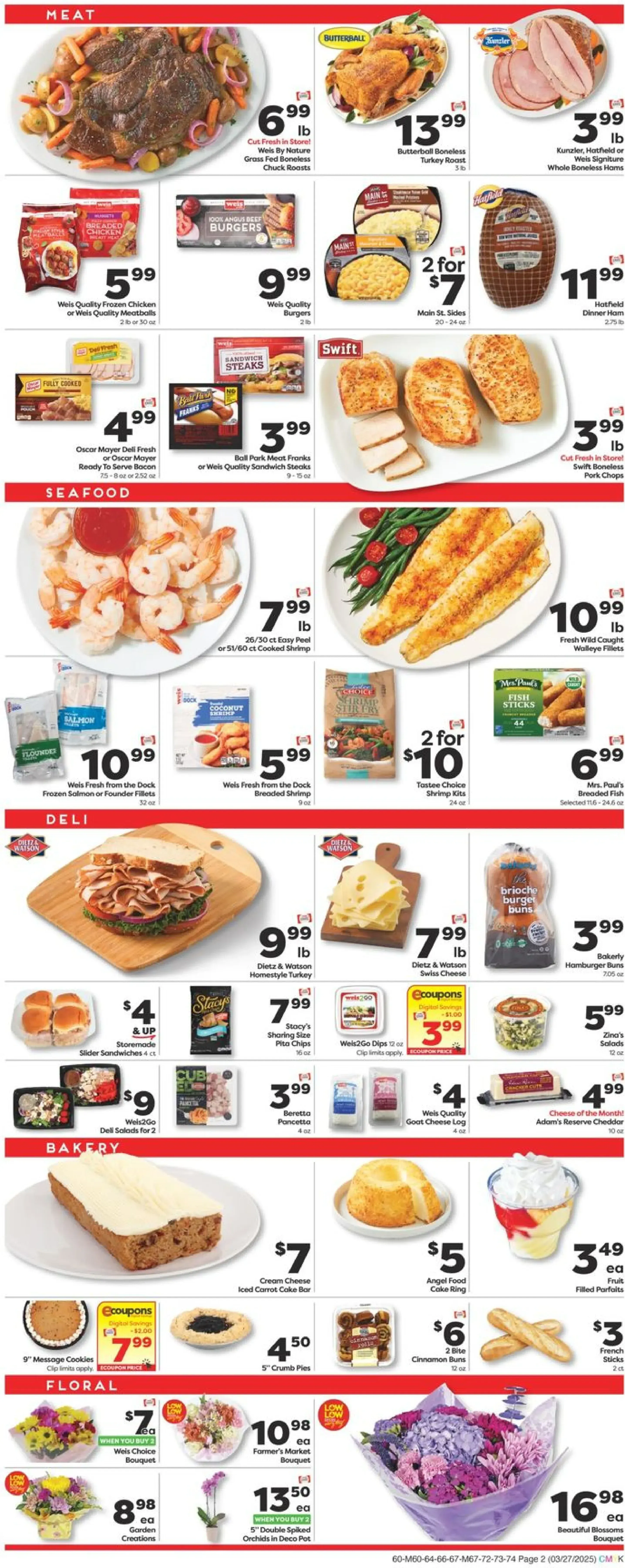 Weis Markets Weekly Ad Page 2