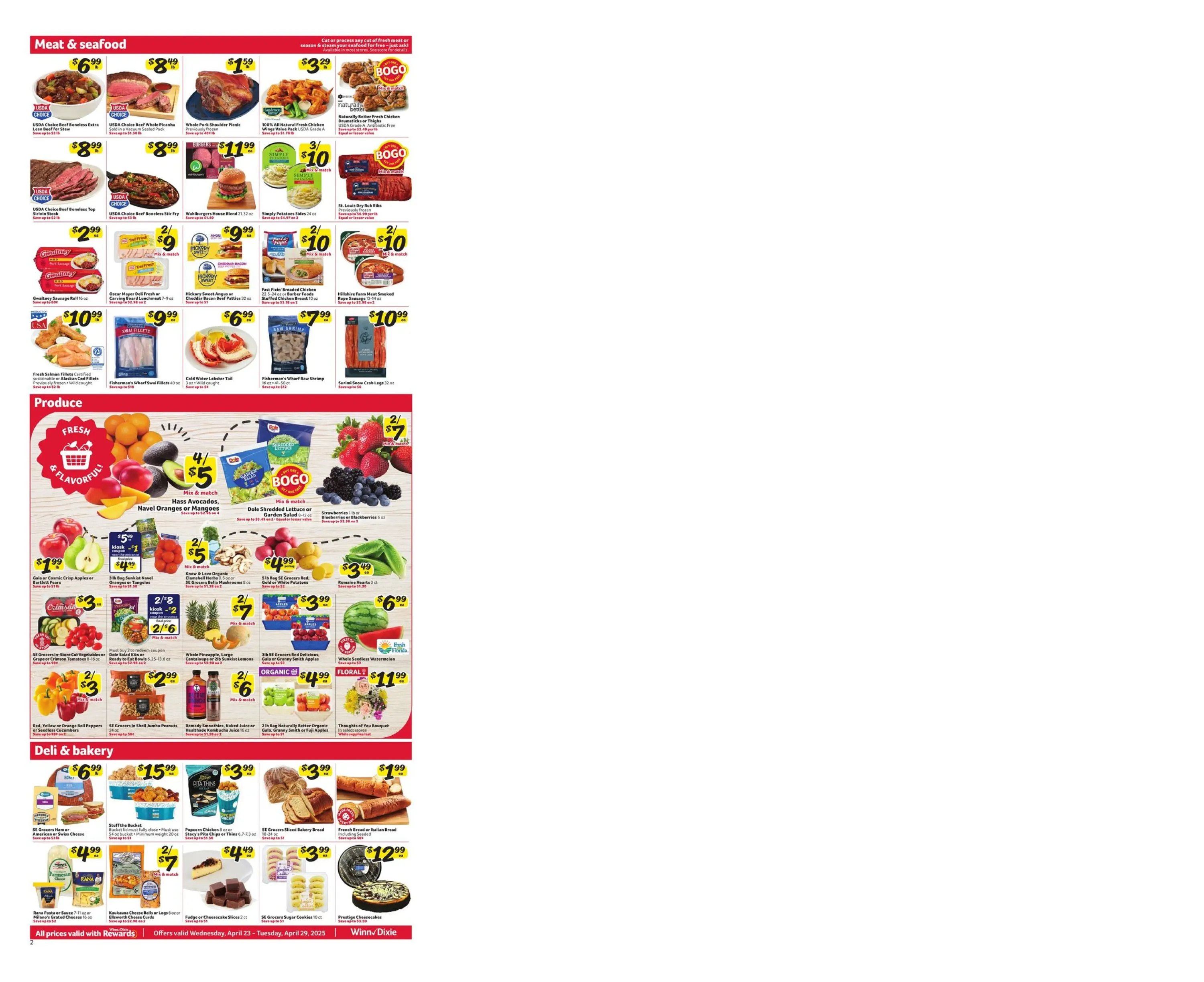 Winn-Dixie Weekly Ad Page 2