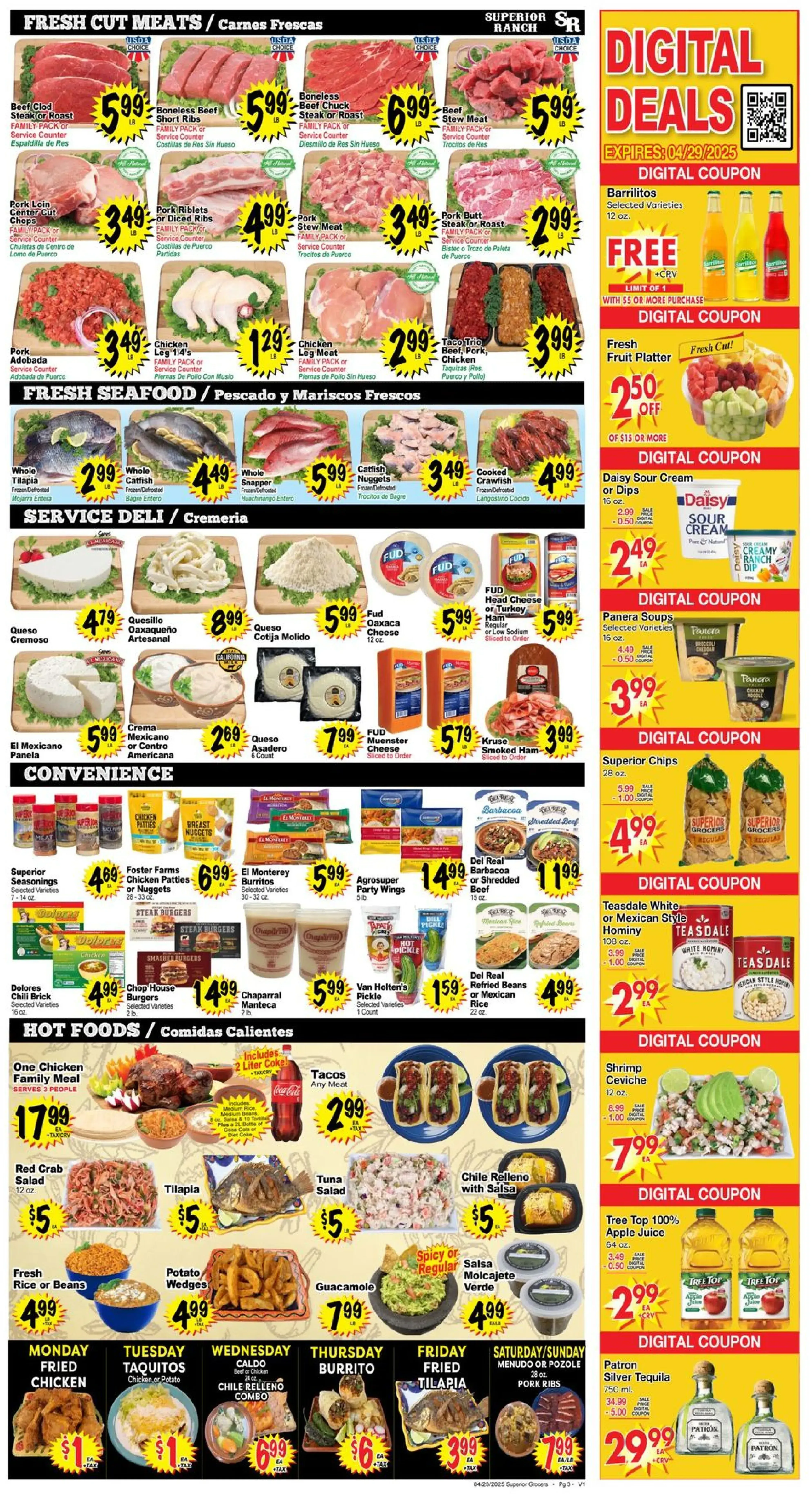 Superior Grocers Weekly Ad Page 3