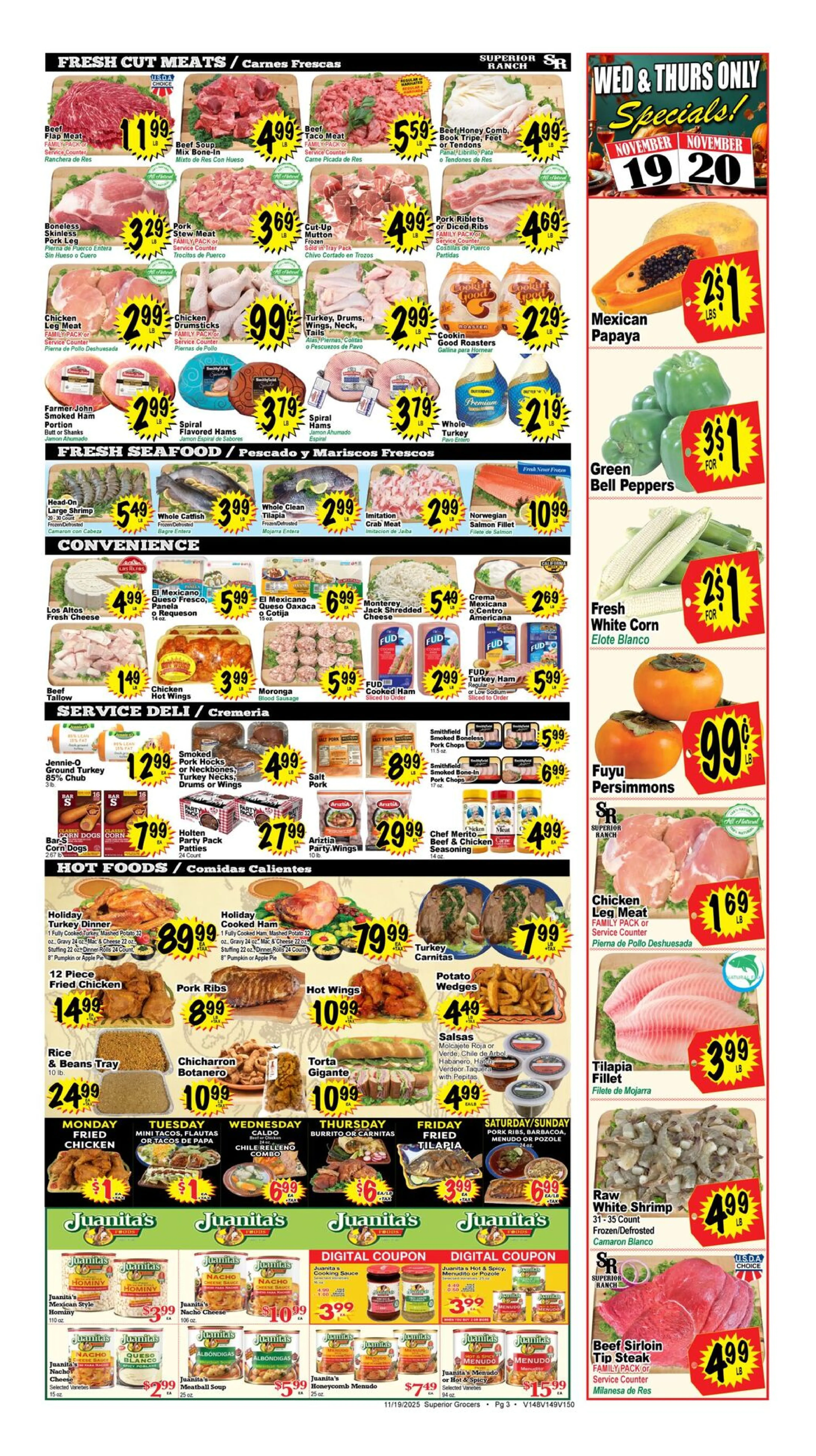 Superior Grocers Weekly Ad Page 3