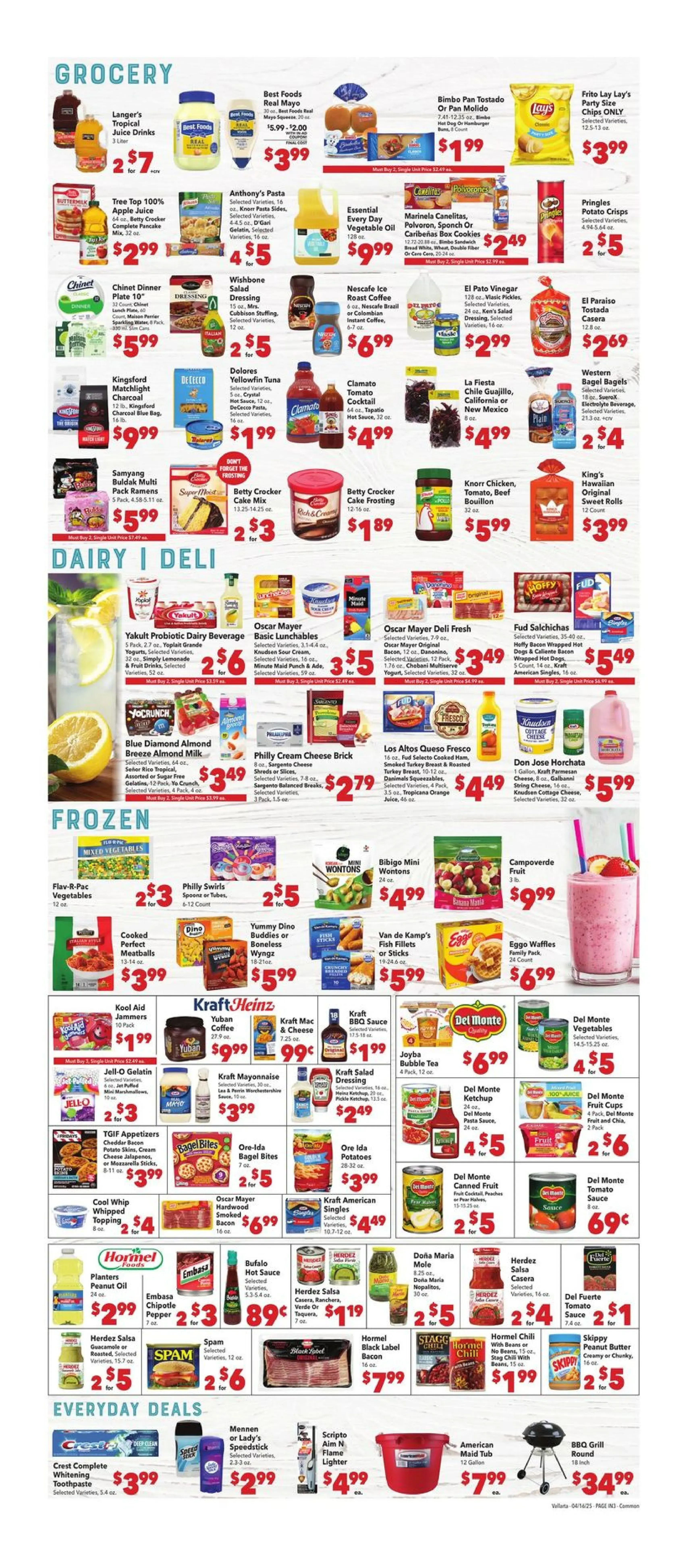 Vallarta Supermarkets Weekly Ad Page 3