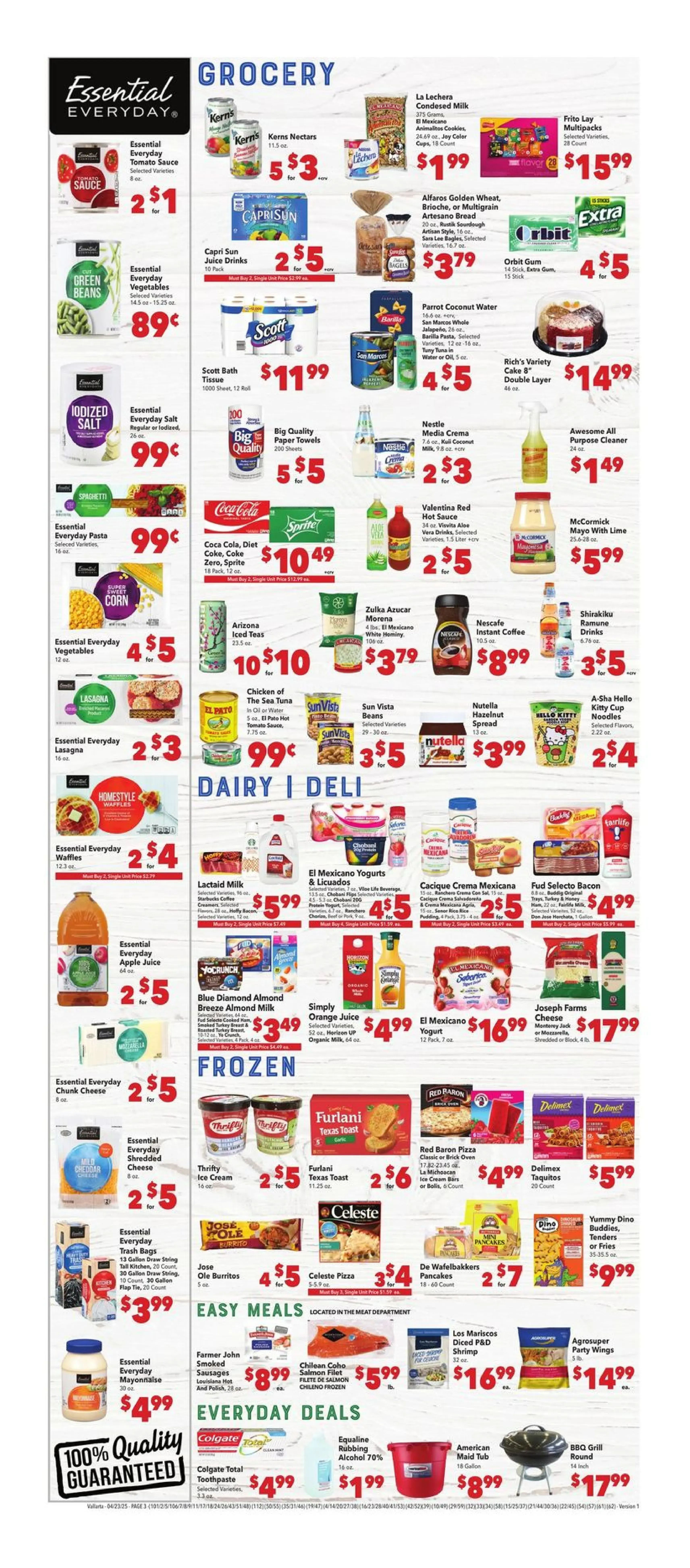 Vallarta Supermarkets Weekly Ad Page 3