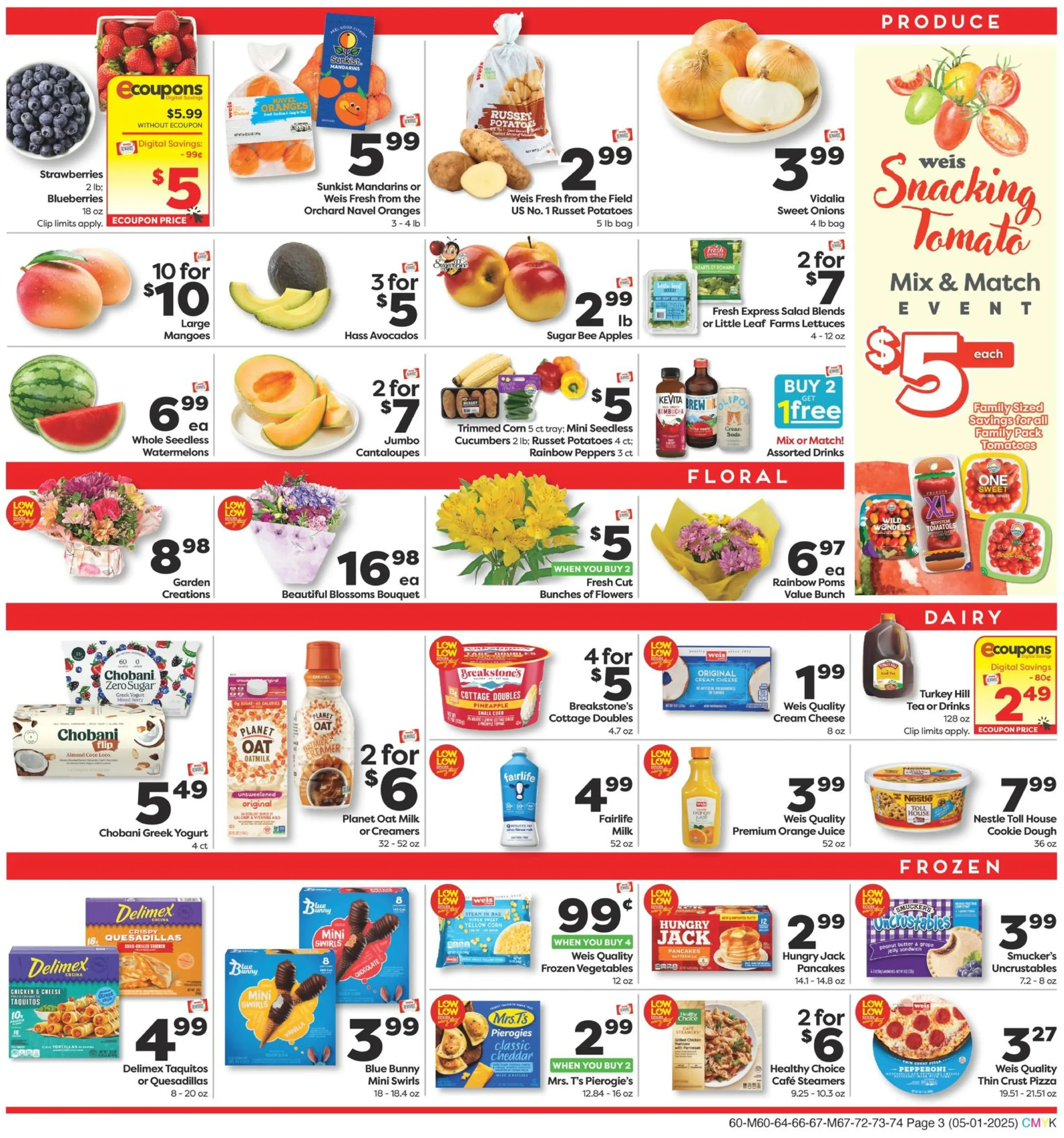 Weis Markets Weekly Ad Page 3