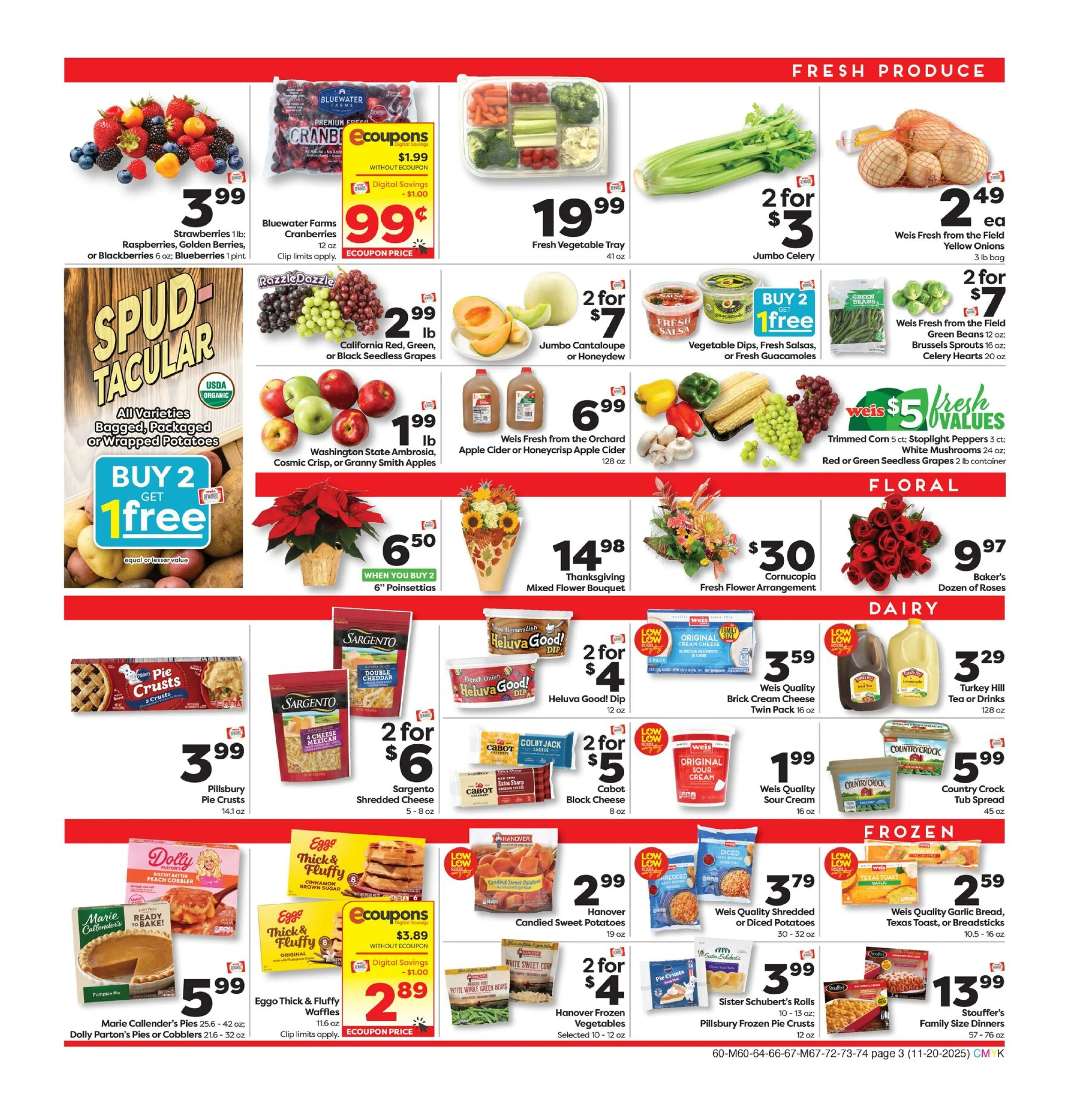 Weis Markets Weekly Ad Page 3