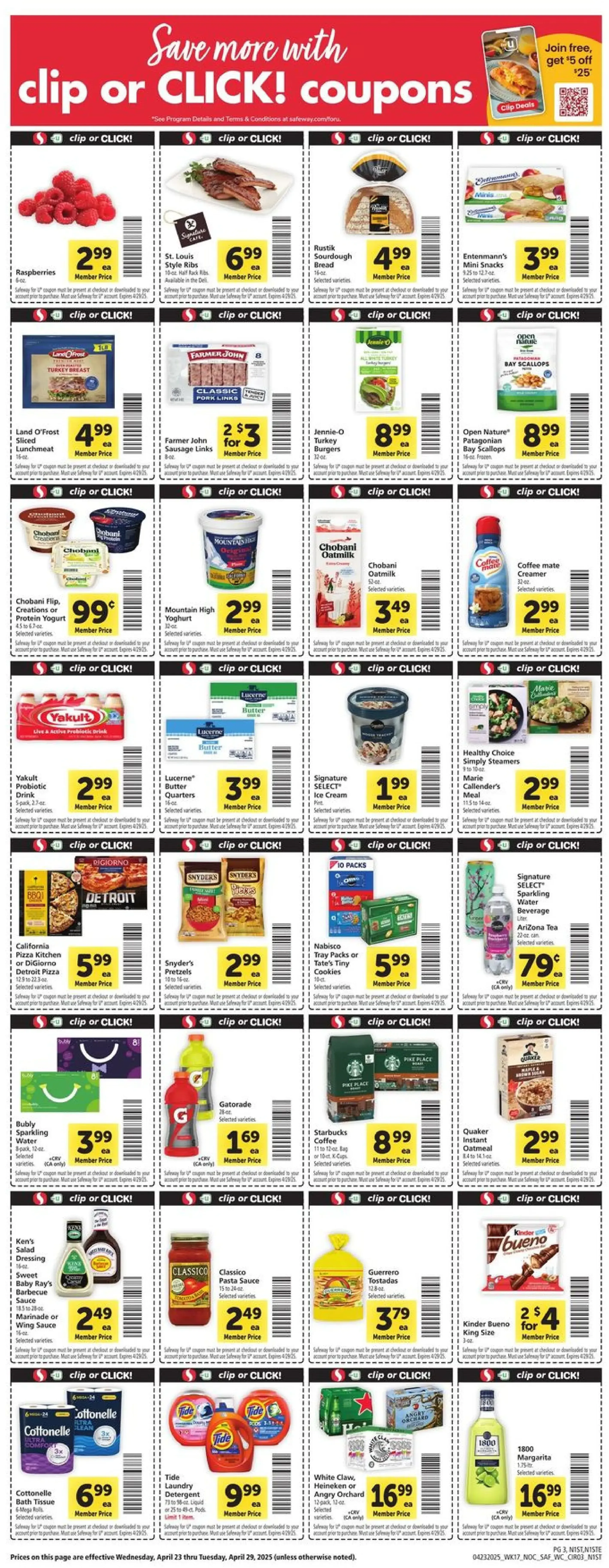 Safeway Weekly Ad Page 3