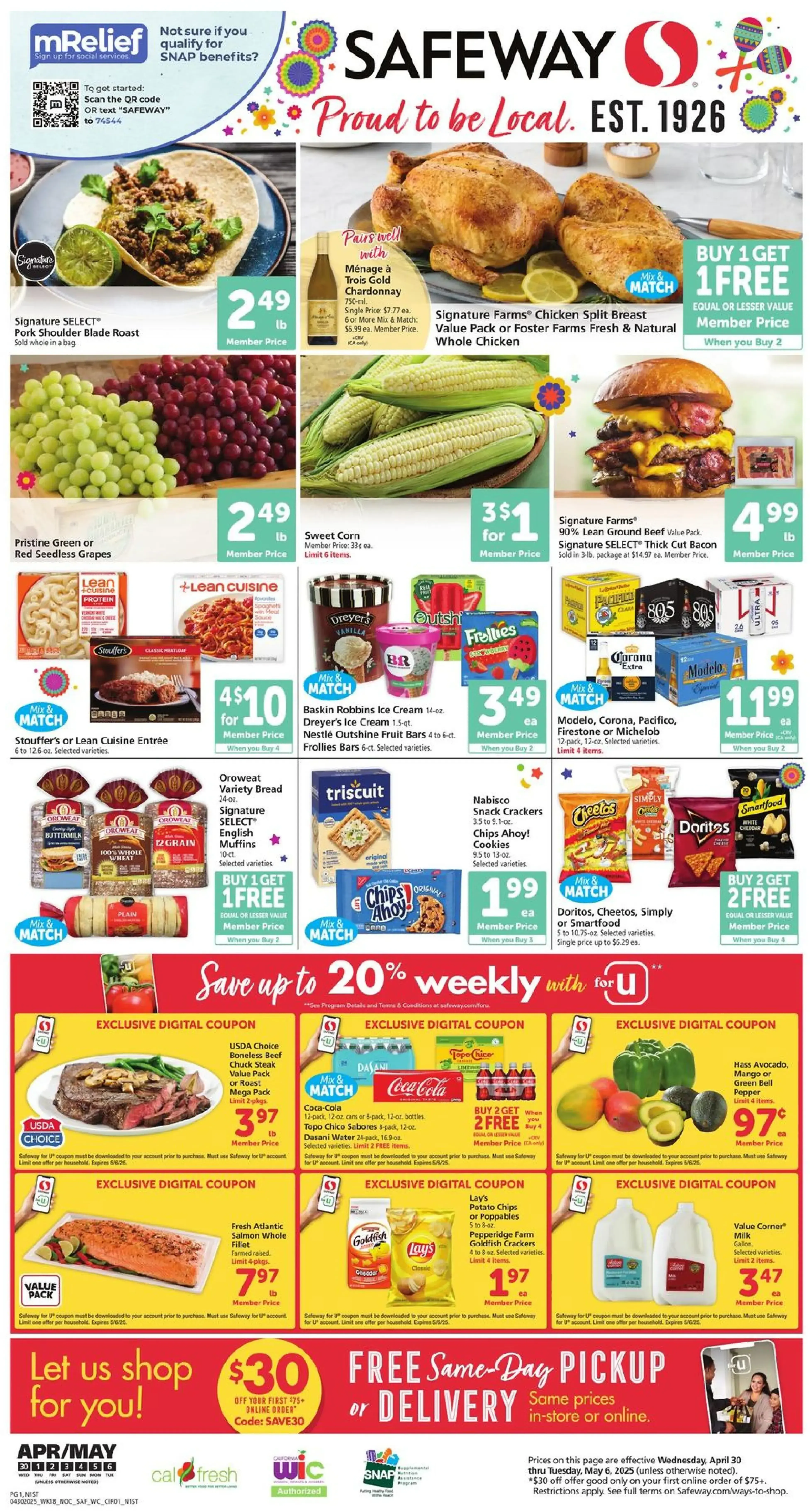 Safeway Weekly Ad Page 3