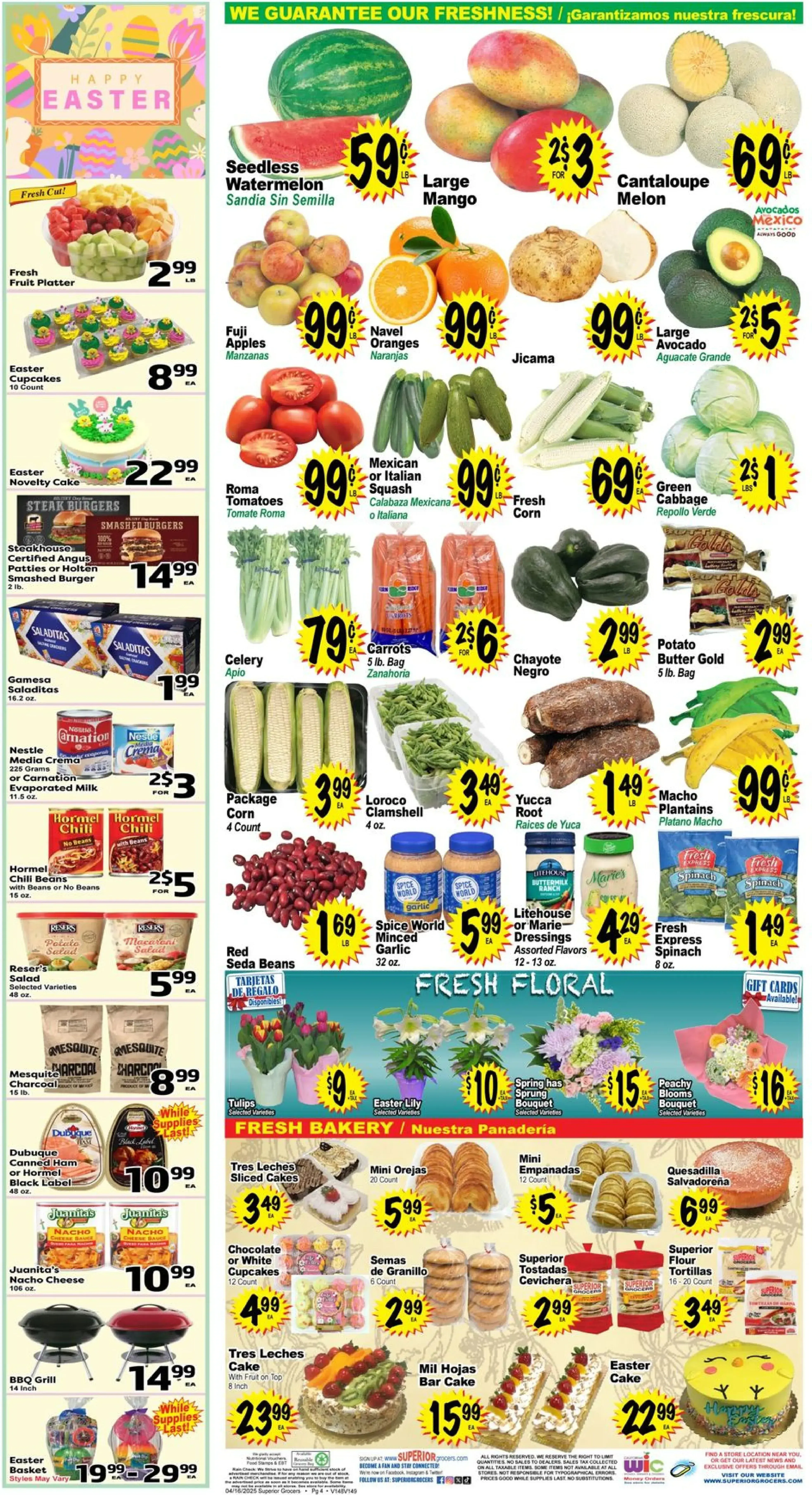Superior Grocers Weekly Ad Page 4