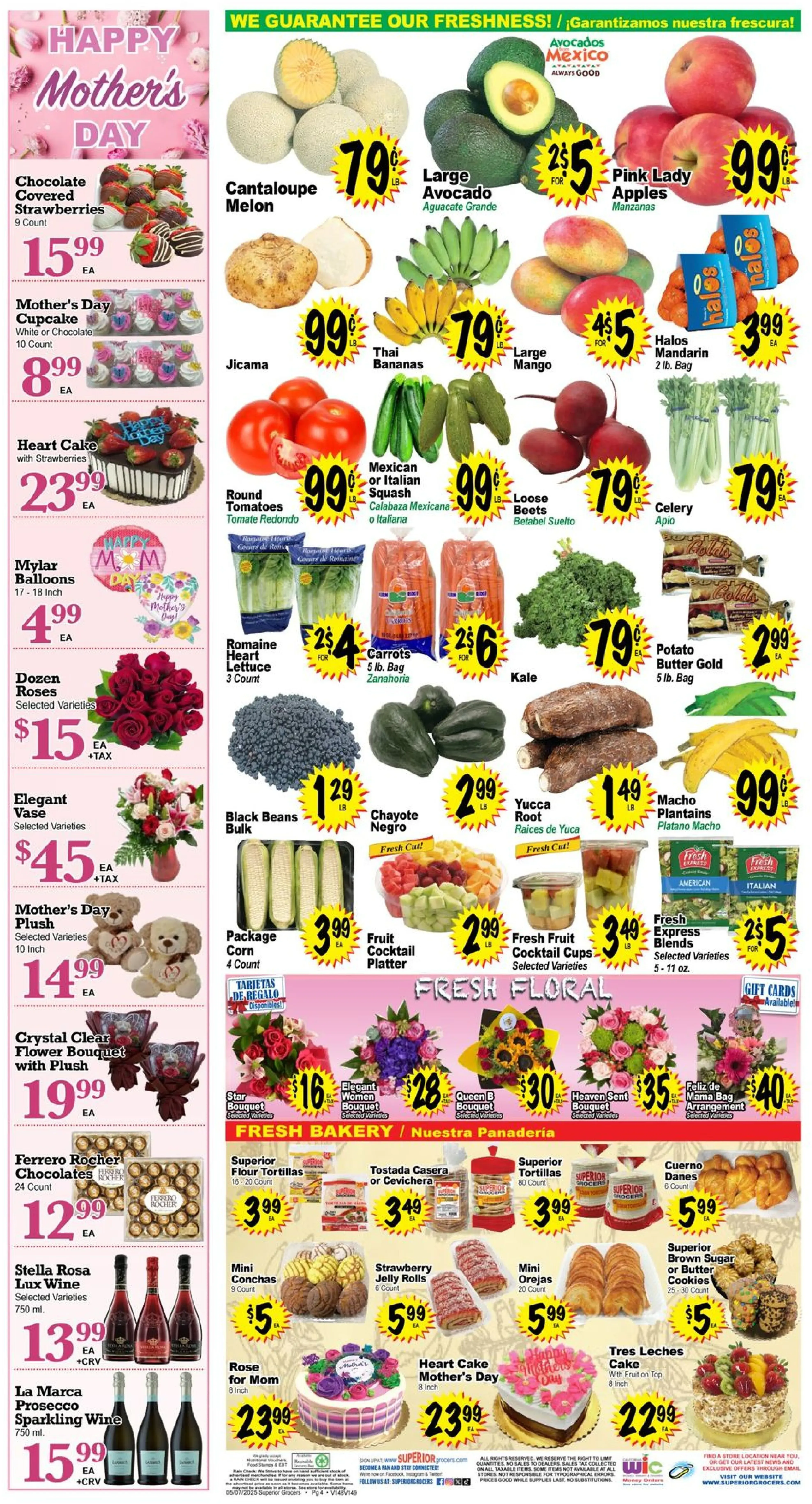 Superior Grocers Weekly Ad Page 4