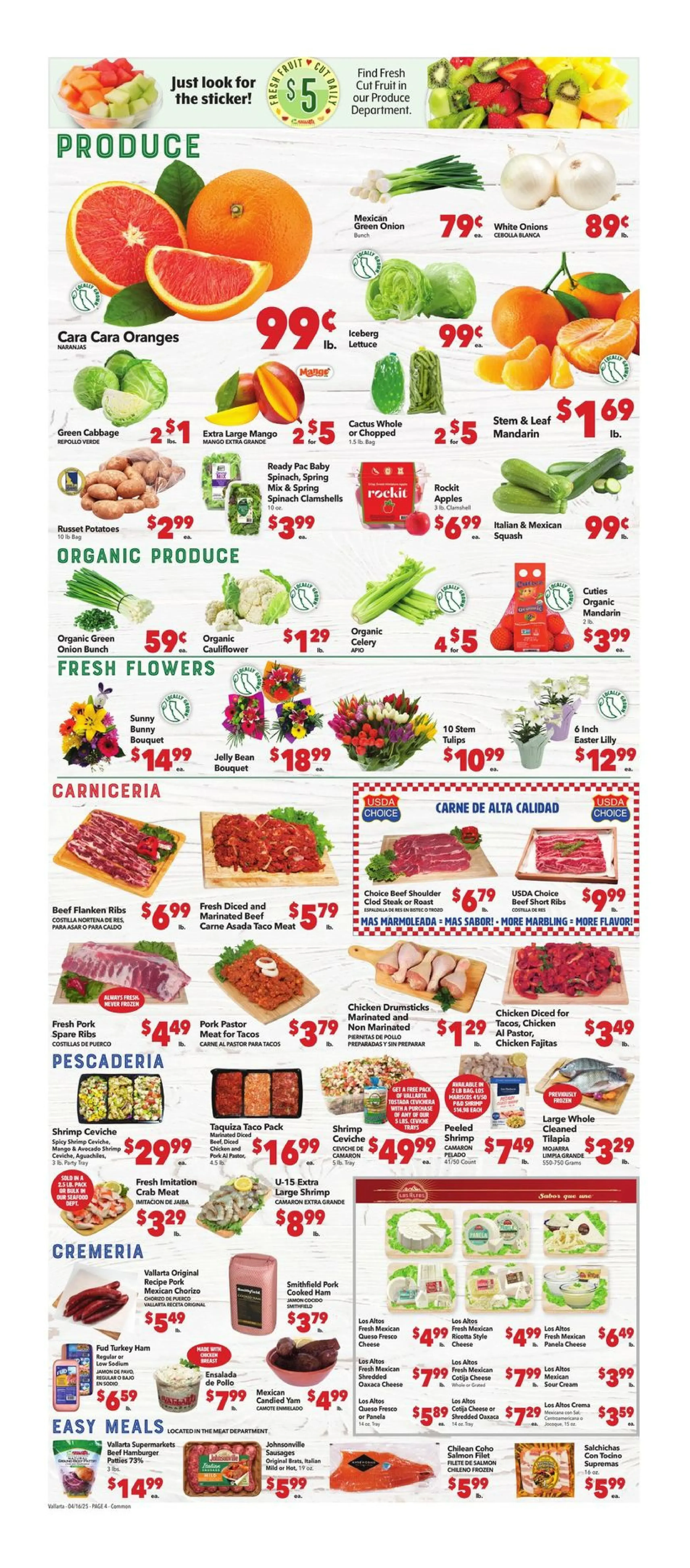 Vallarta Supermarkets Weekly Ad Page 4