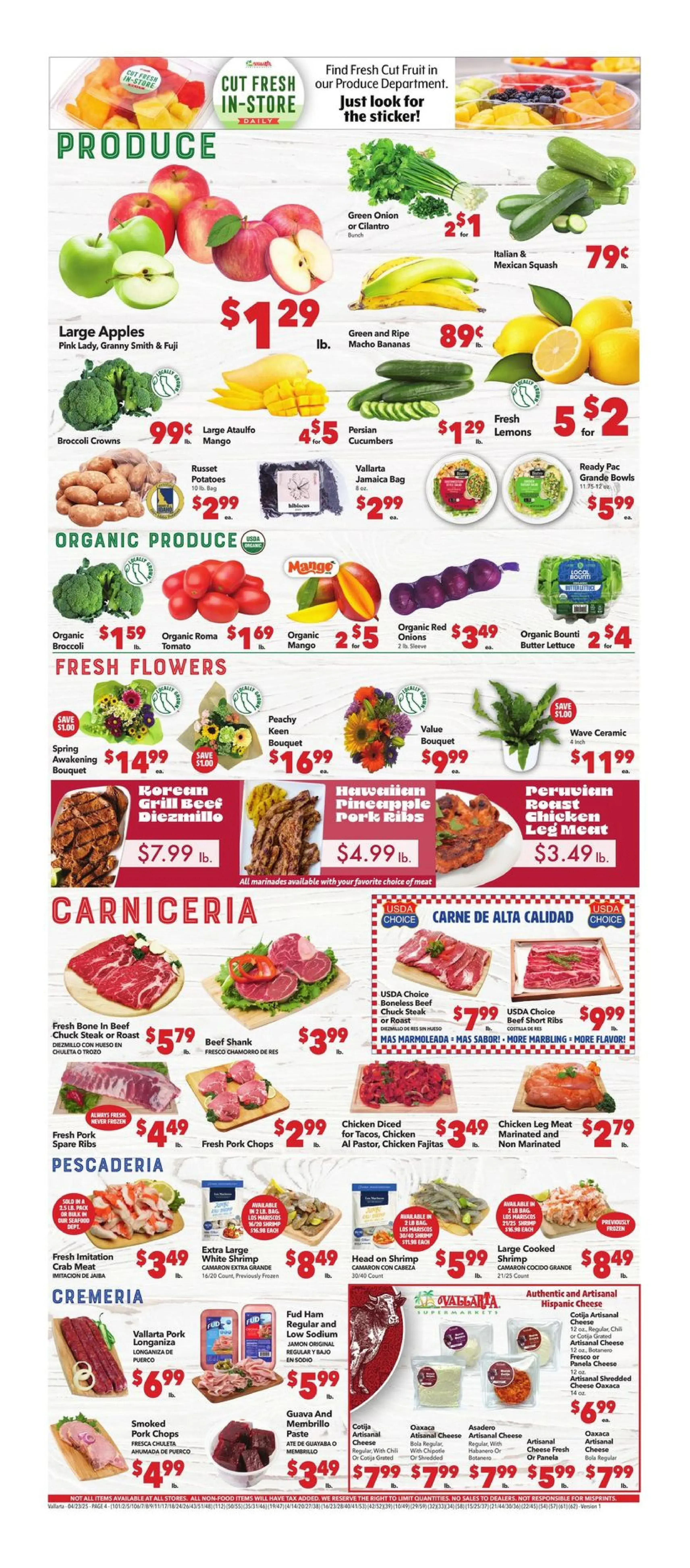 Vallarta Supermarkets Weekly Ad Page 4