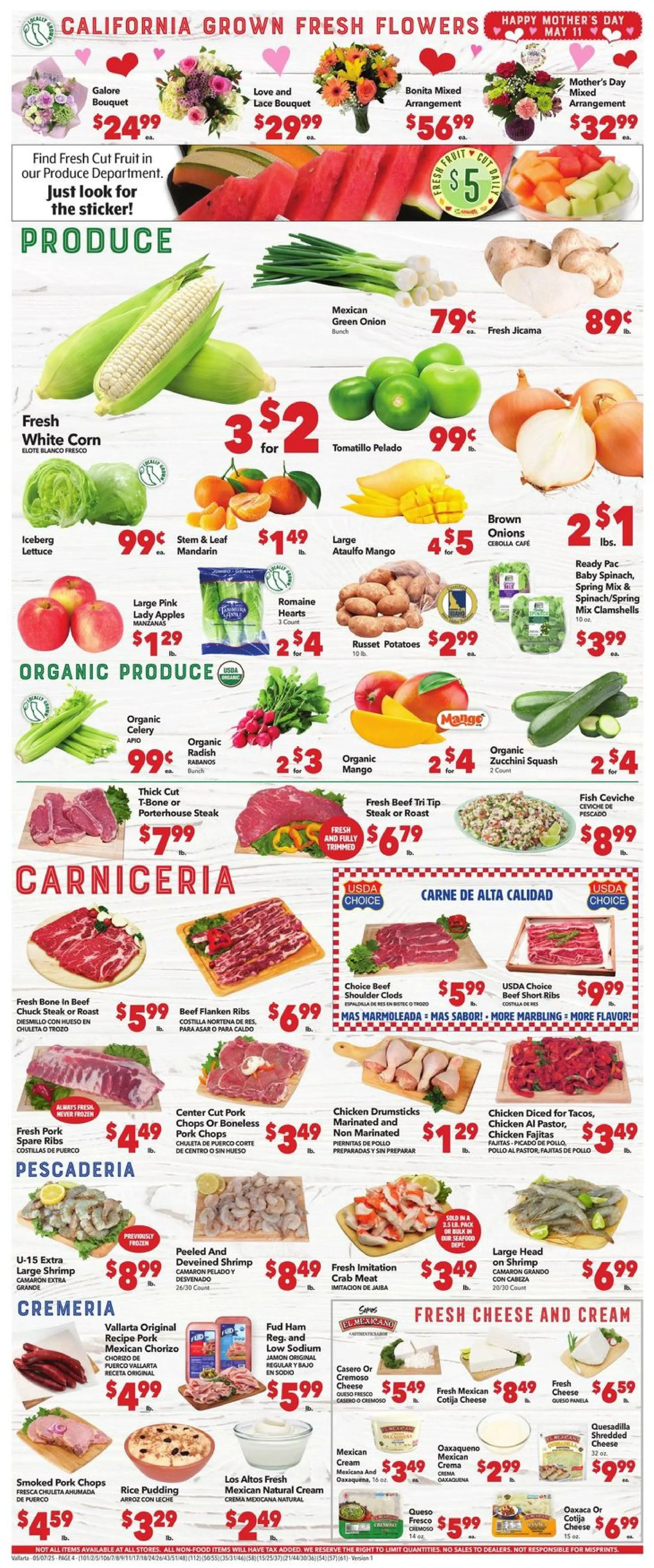 Vallarta Supermarkets Weekly Ad Page 4