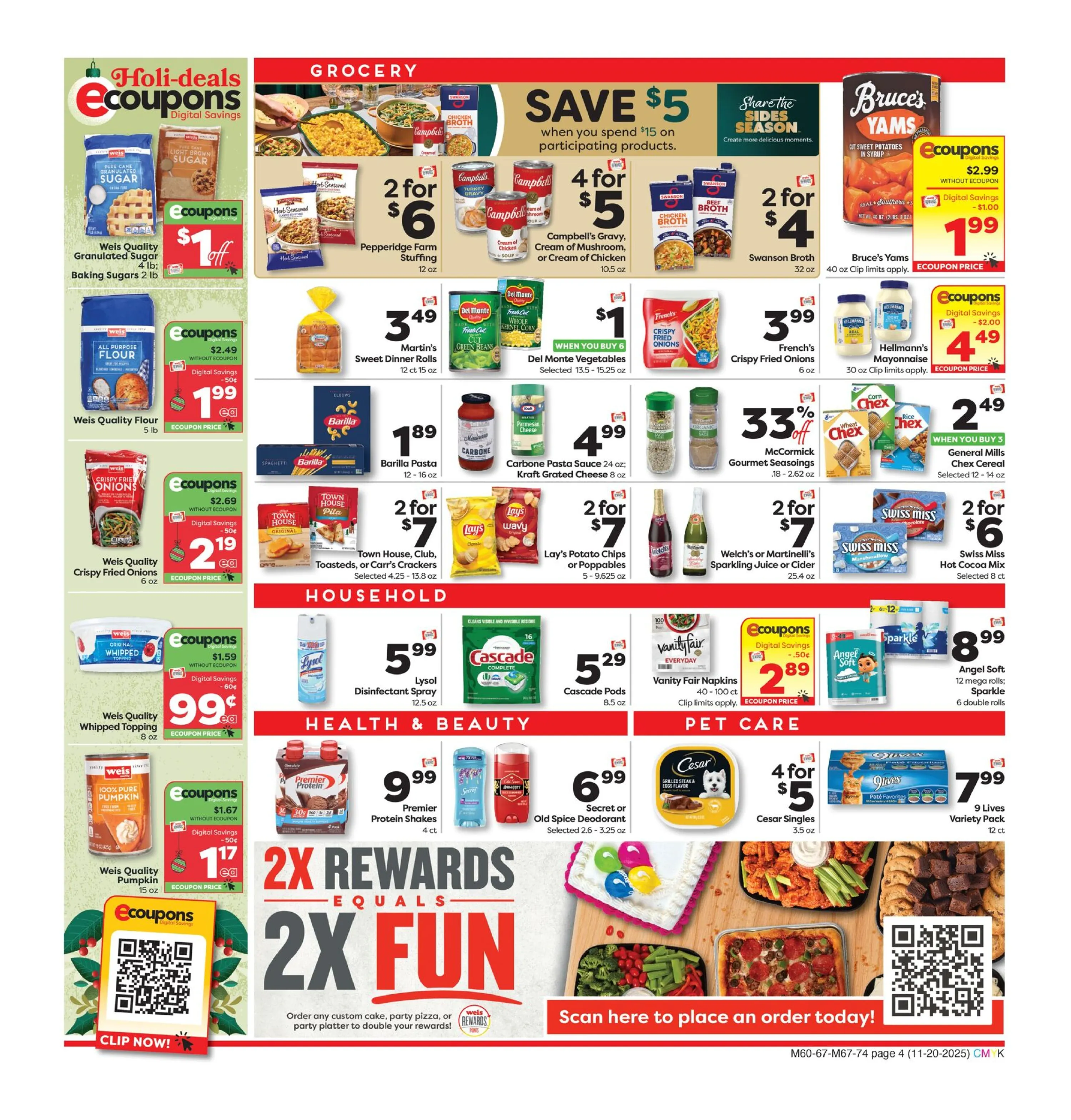 Weis Markets Weekly Ad Page 4