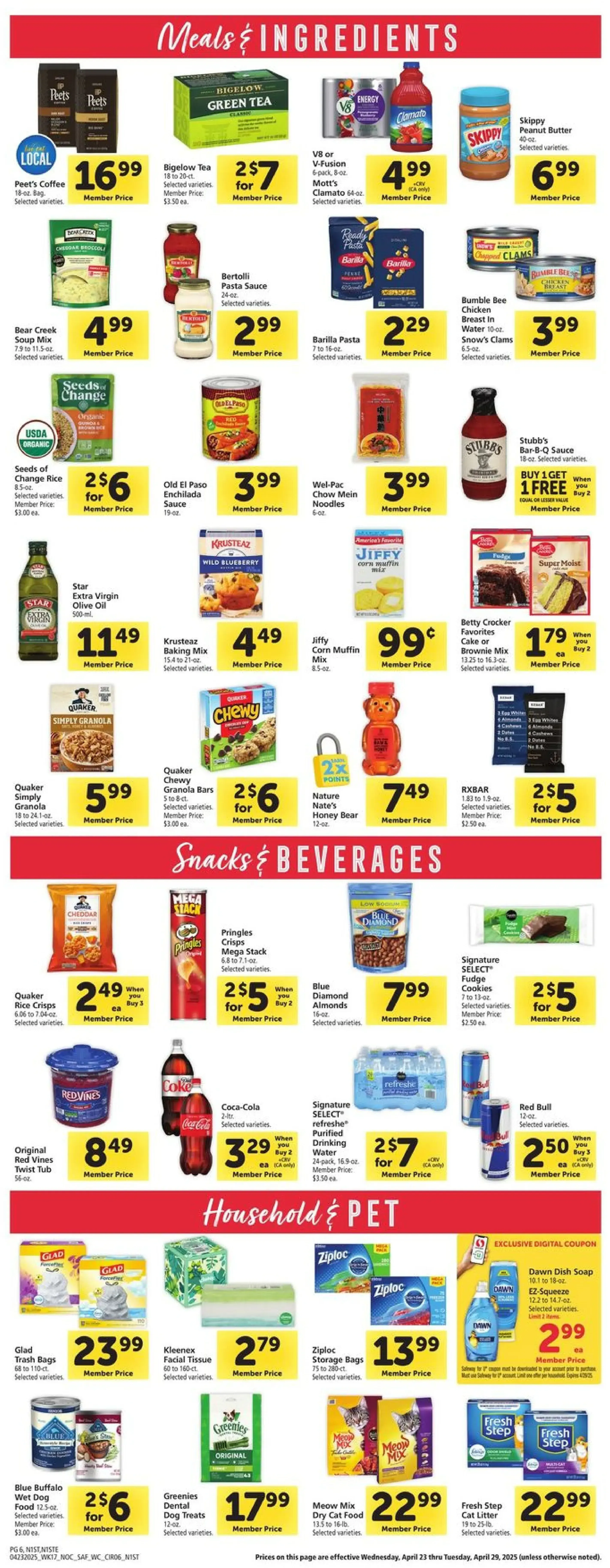 Safeway Weekly Ad Page 6