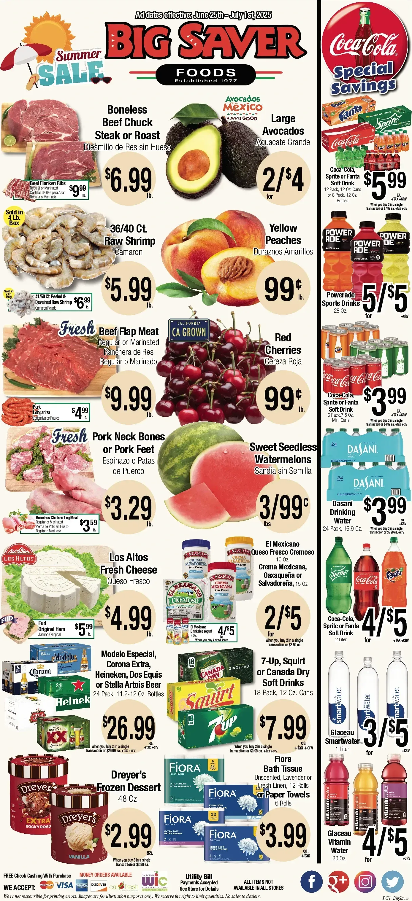Big Saver Foods Weekly Ad Page 1