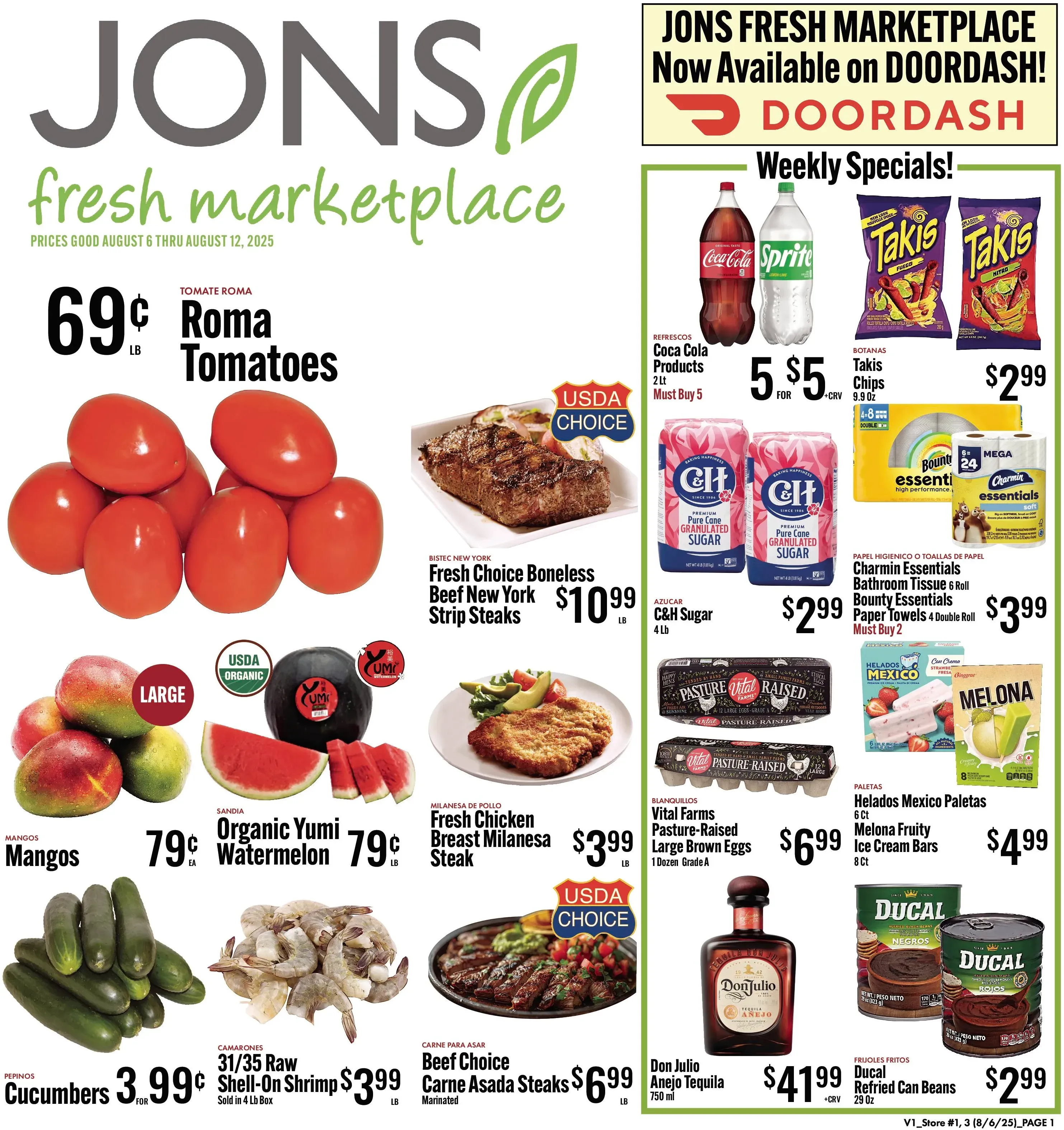 Jons International Marketplace Weekly Ad Page 1