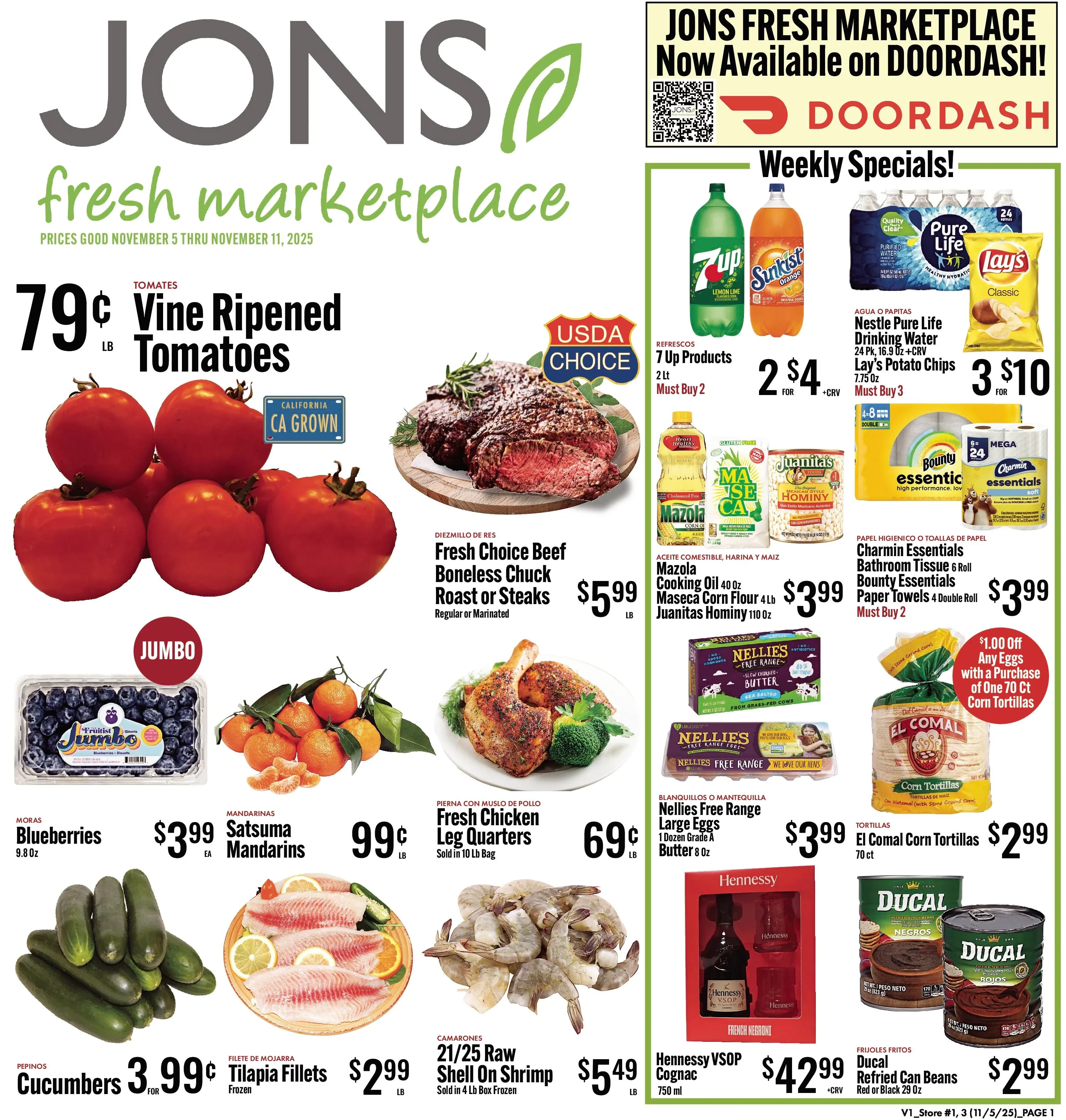 Jons International Marketplace Weekly Ad Page 1