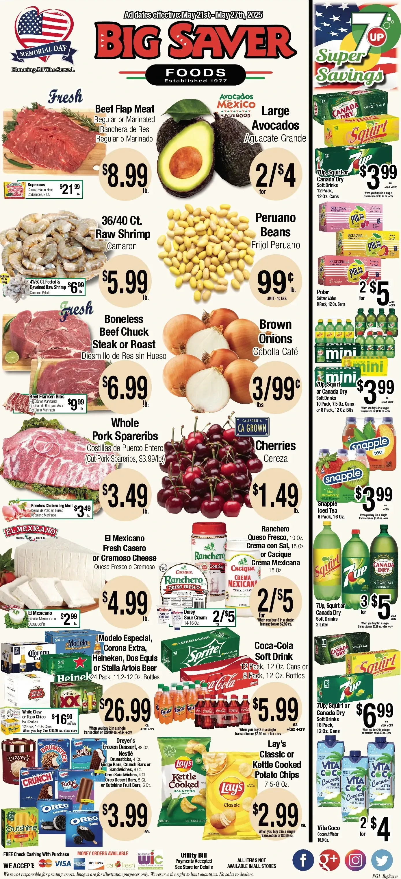 Big Saver Foods Weekly Ad Page 1